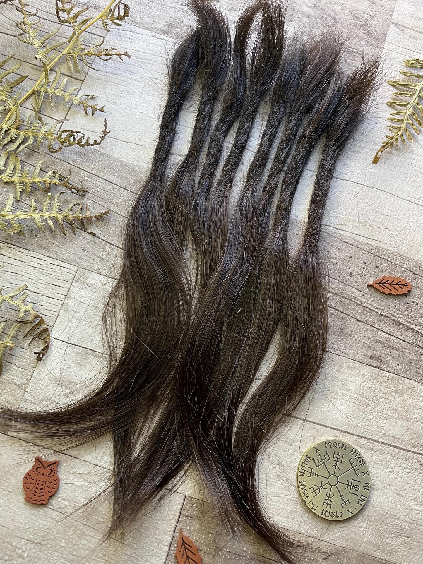 Raw Dark Brown 13 Inch Extensions - Ceredigion Dreadlocks