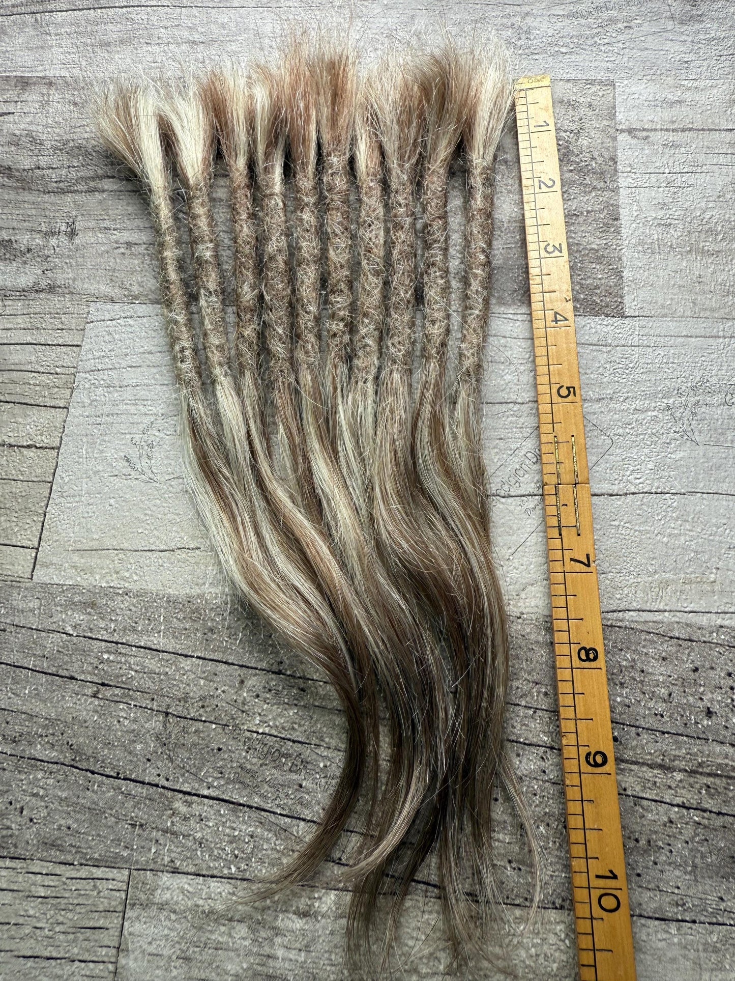 Remy Ash Mixed Blonde 10 Inch Extensions - Ceredigion Dreadlocks