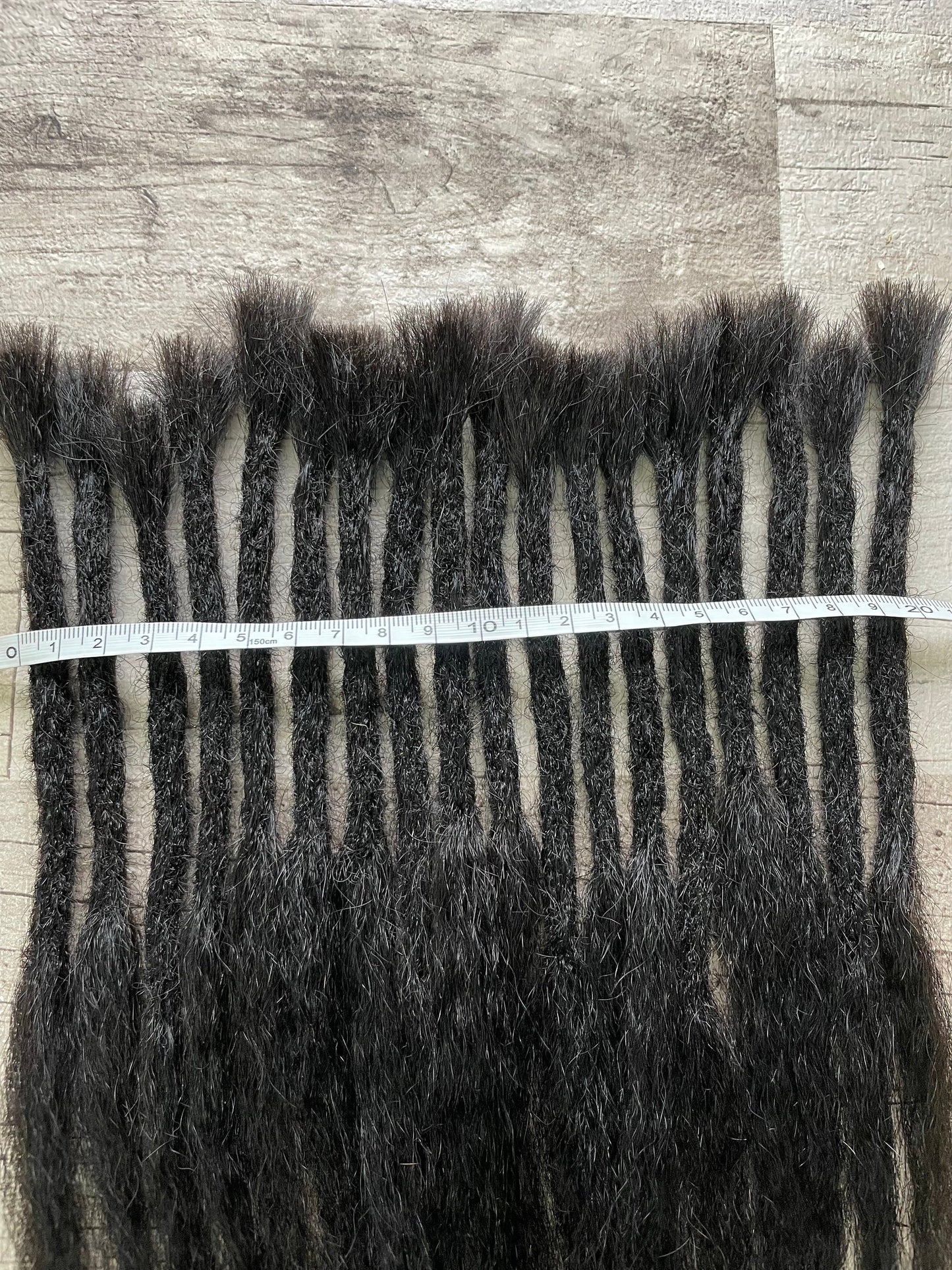 Black Kinky Straight 13 Inch Extensions - Ceredigion Dreadlocks