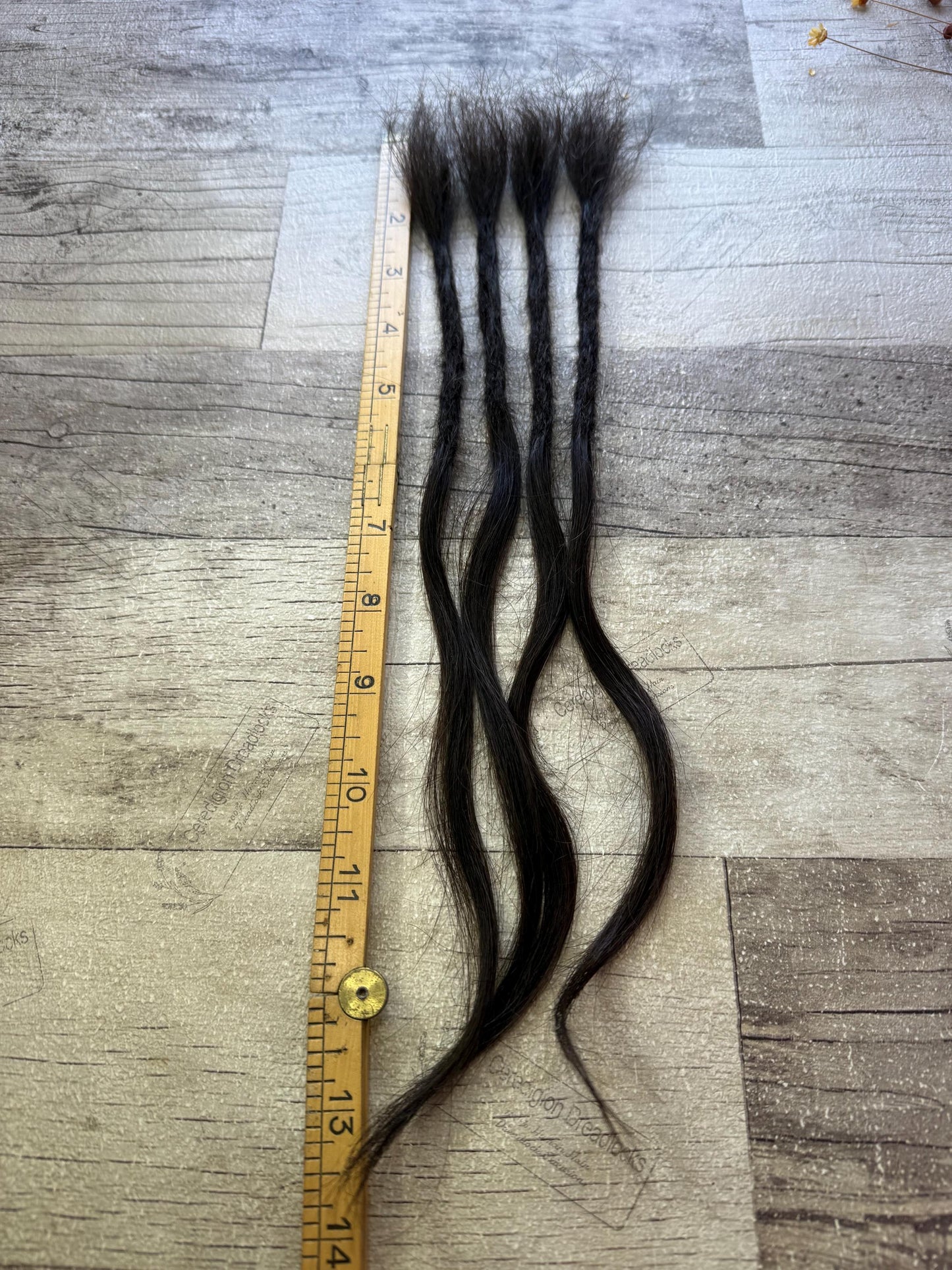 Dark Brown Thin Wave 14 Inch Extensions - Ceredigion Dreadlocks