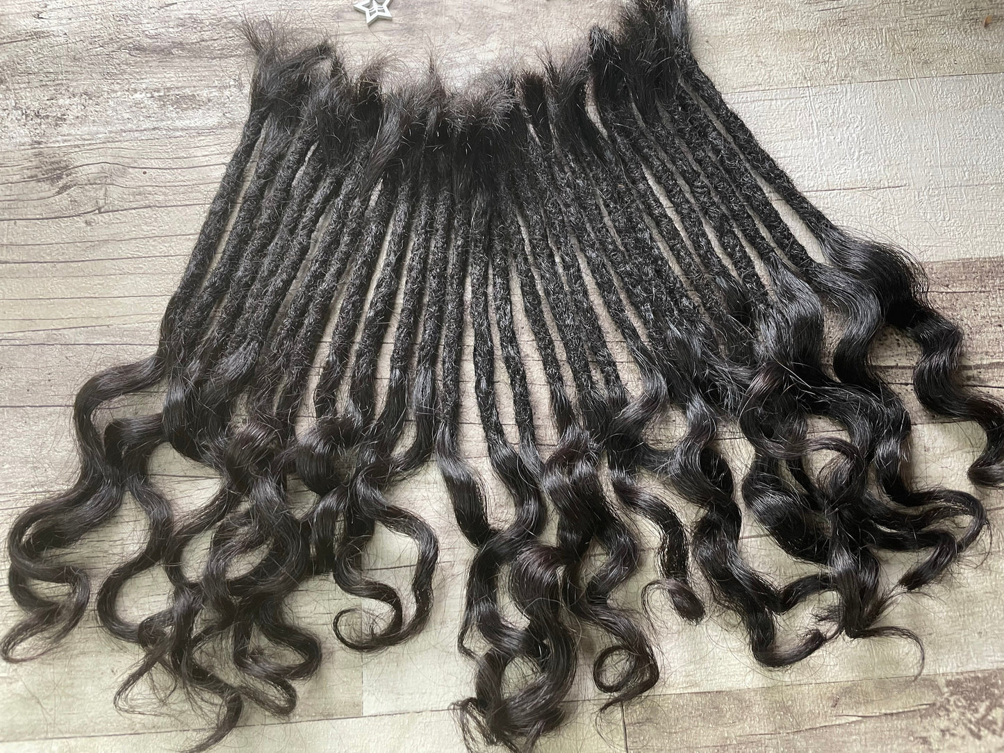 Raw Black Curly 12 Inch Extensions - Ceredigion Dreadlocks