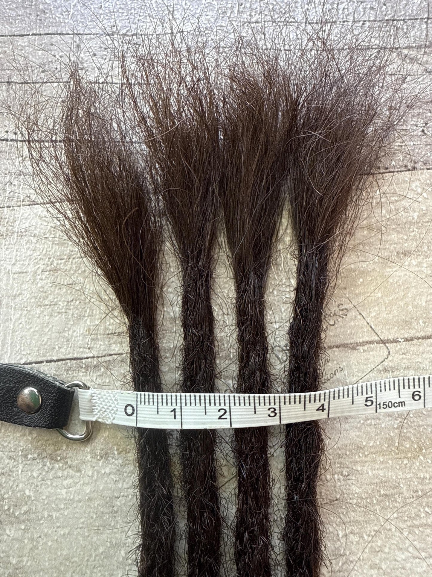 Dark Brown Thin Wave 14 Inch Extensions - Ceredigion Dreadlocks