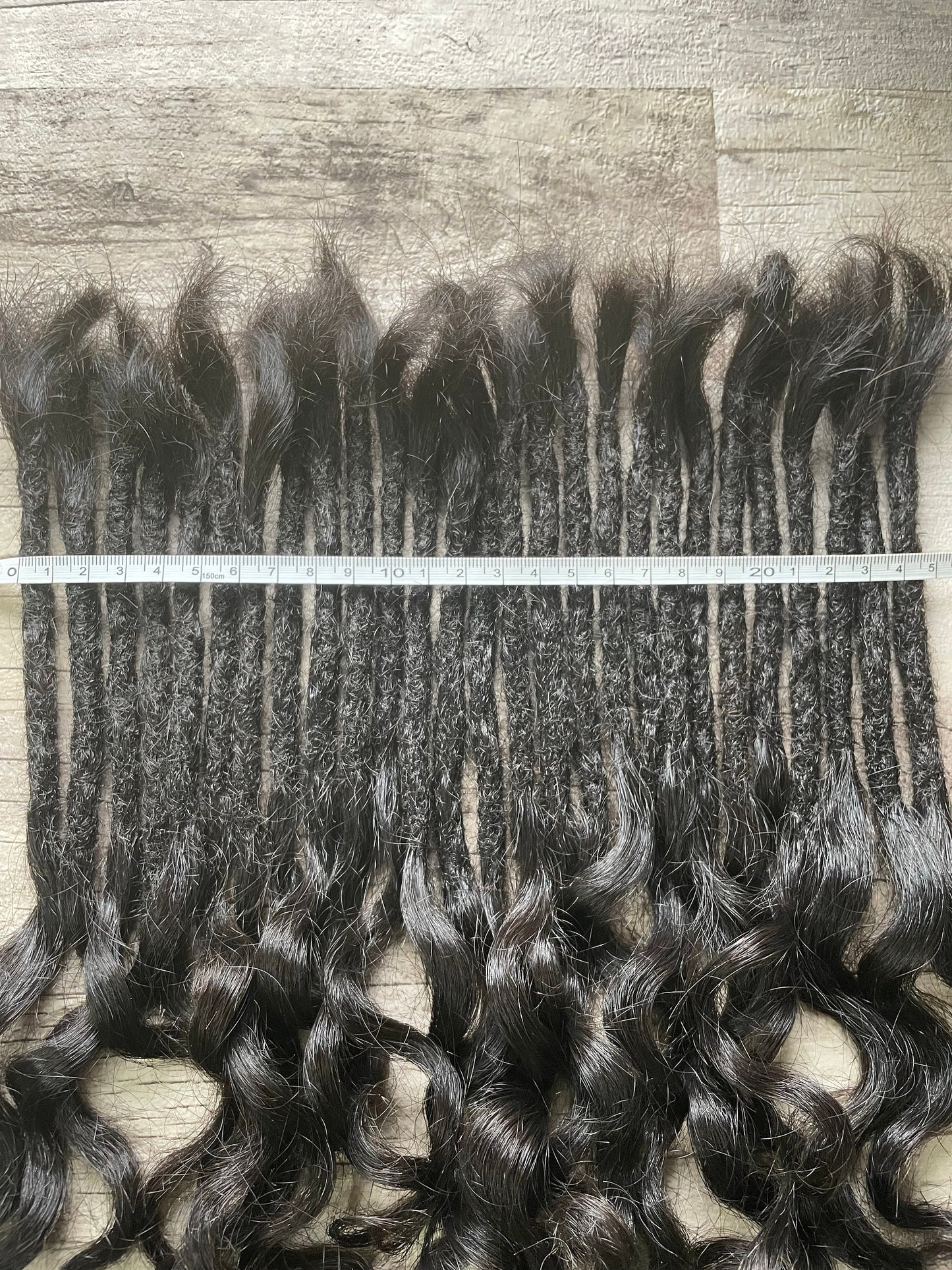 Raw Black Curly 12 Inch Extensions - Ceredigion Dreadlocks