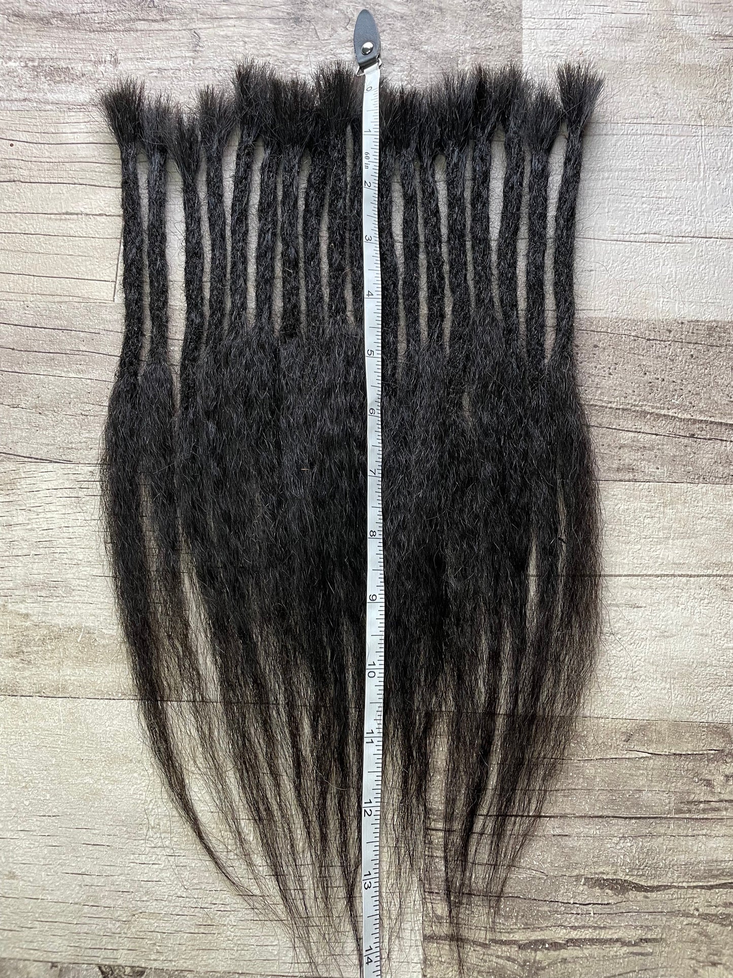 Black Kinky Straight 13 Inch Extensions - Ceredigion Dreadlocks