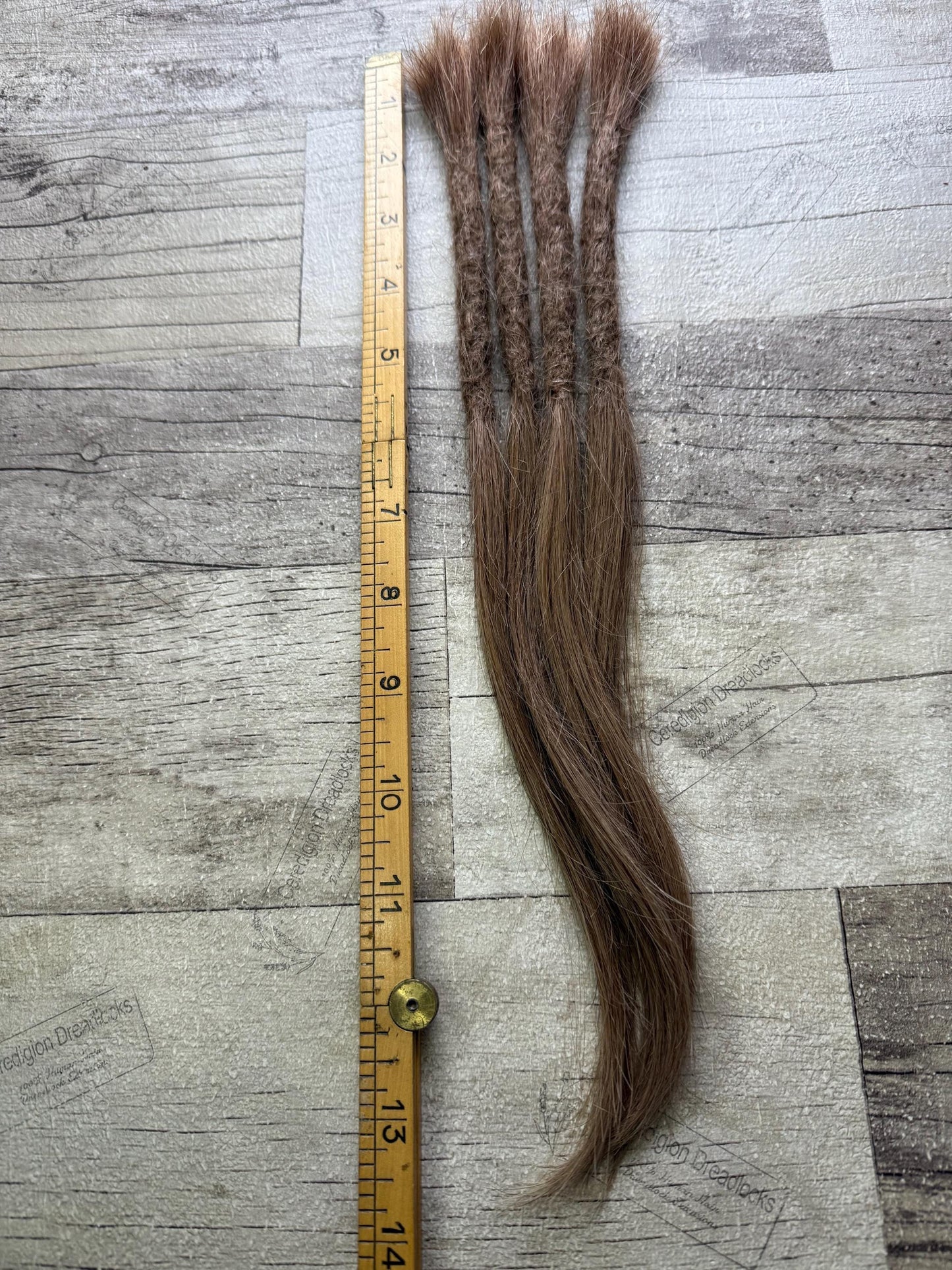Dark Blonde 14 Inch Extensions - Ceredigion Dreadlocks