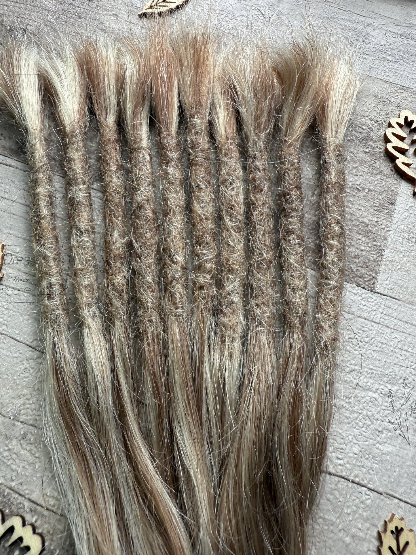 Remy Ash Mixed Blonde 10 Inch Extensions - Ceredigion Dreadlocks