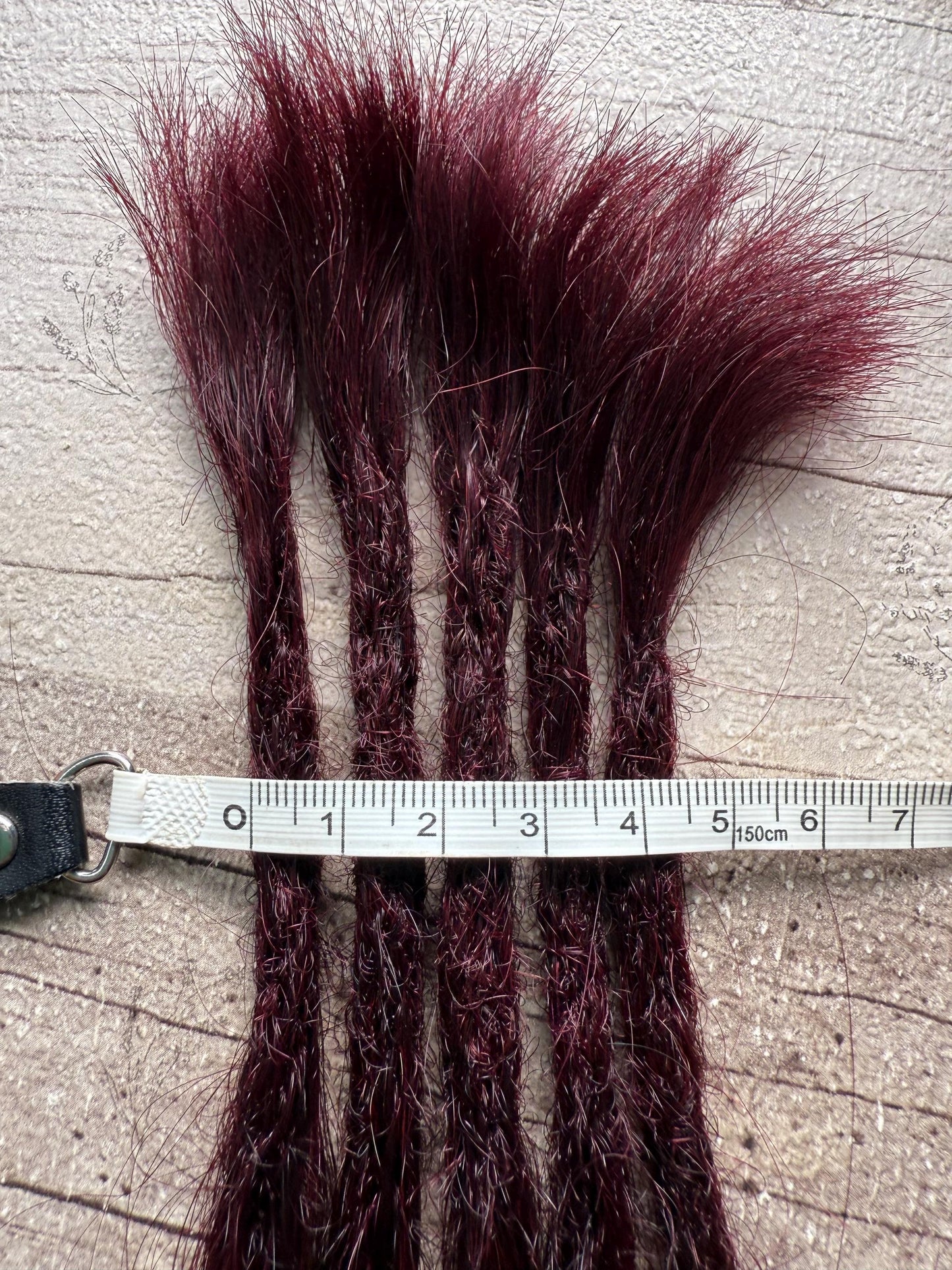 Burgandy Plum Purple 14 Inch Extensions - Ceredigion Dreadlocks