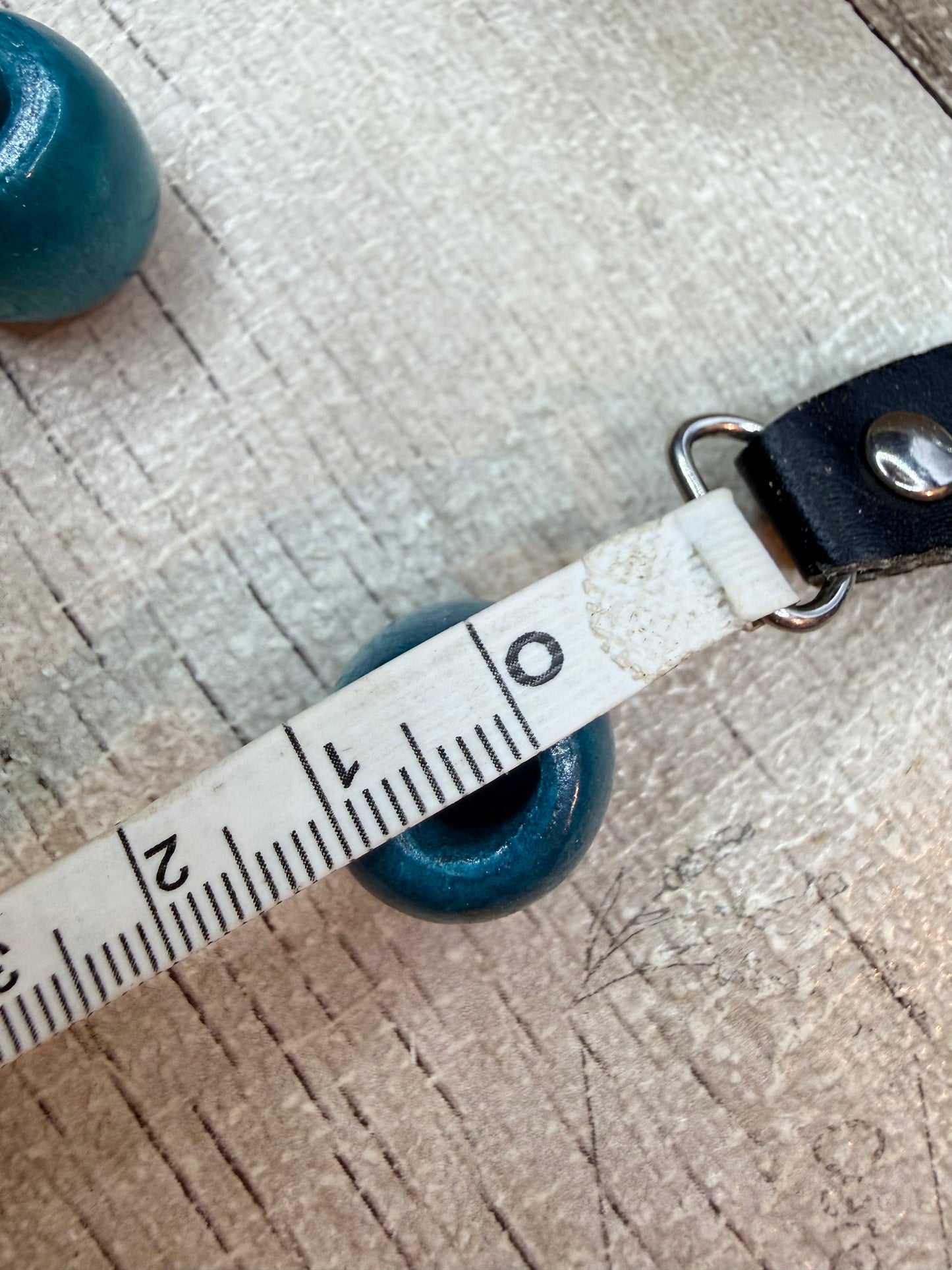 Wooden Beads - Blue 8mm Hole - Ceredigion Dreadlocks