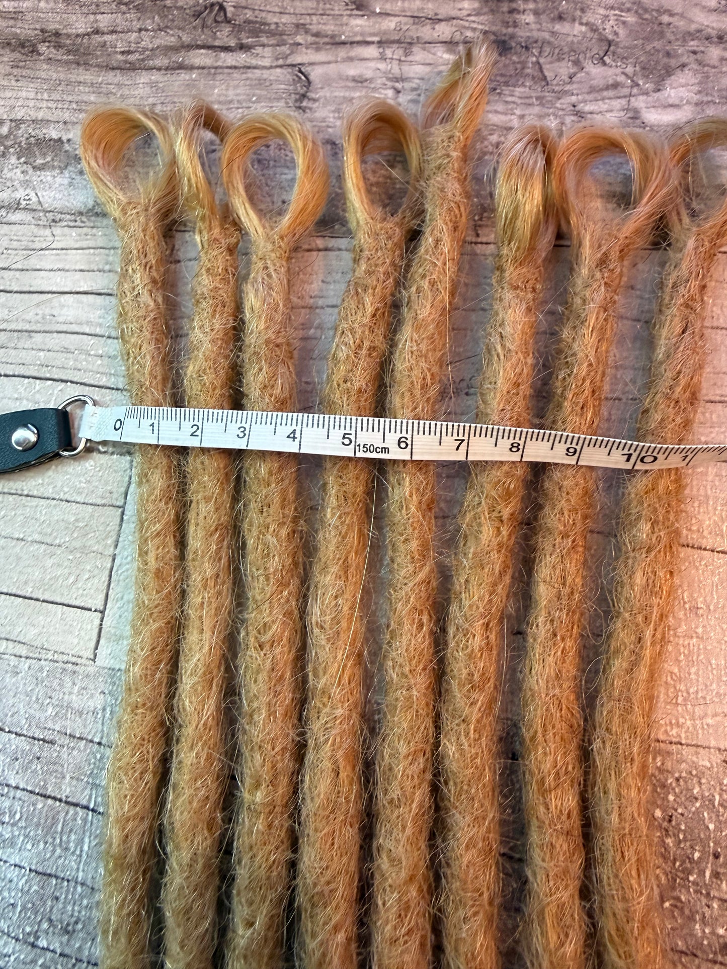 Lucy : x8 golden blonde looped - Ceredigion Dreadlocks