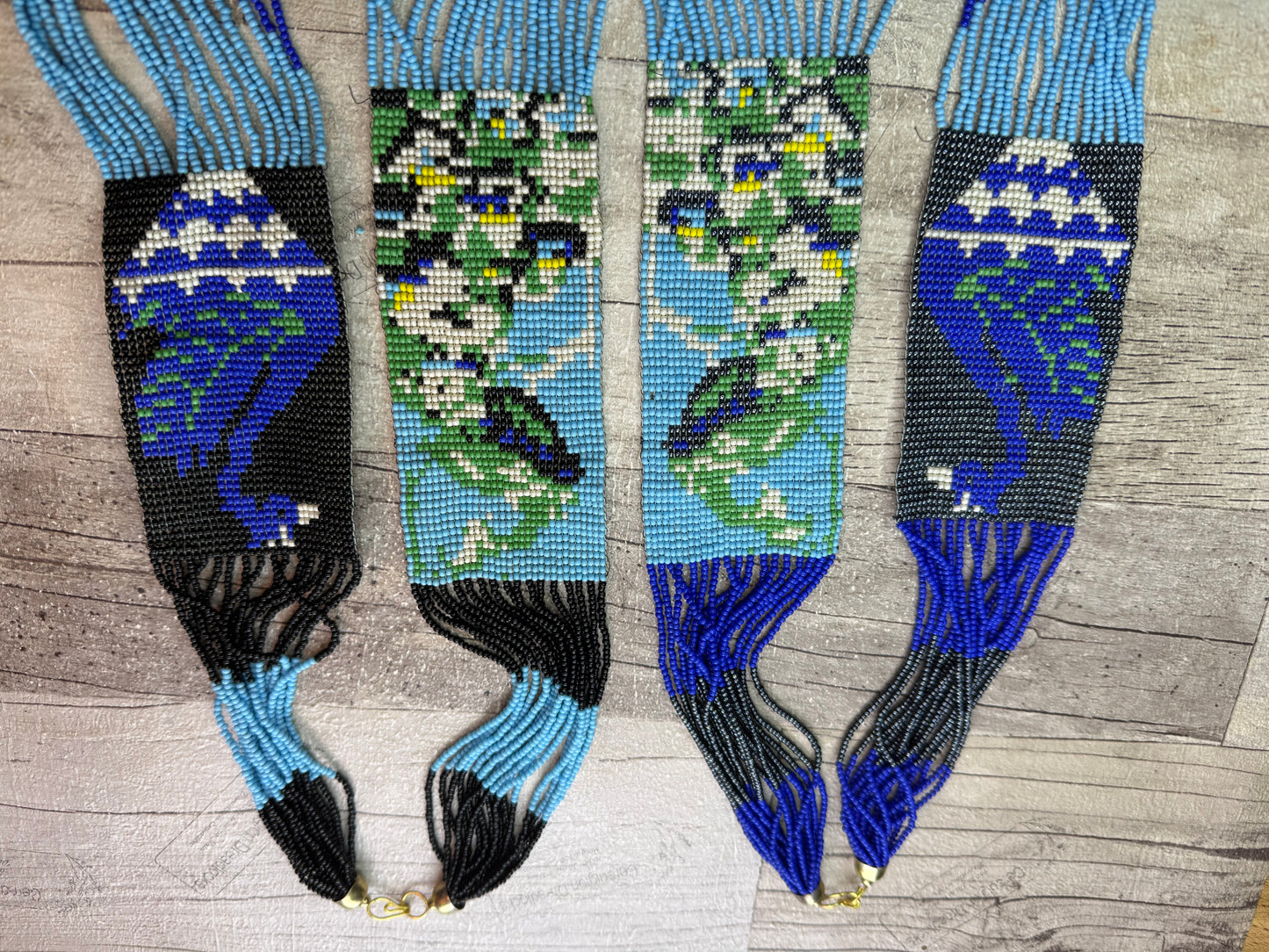 Ethnic Beaded Necklace - Bird