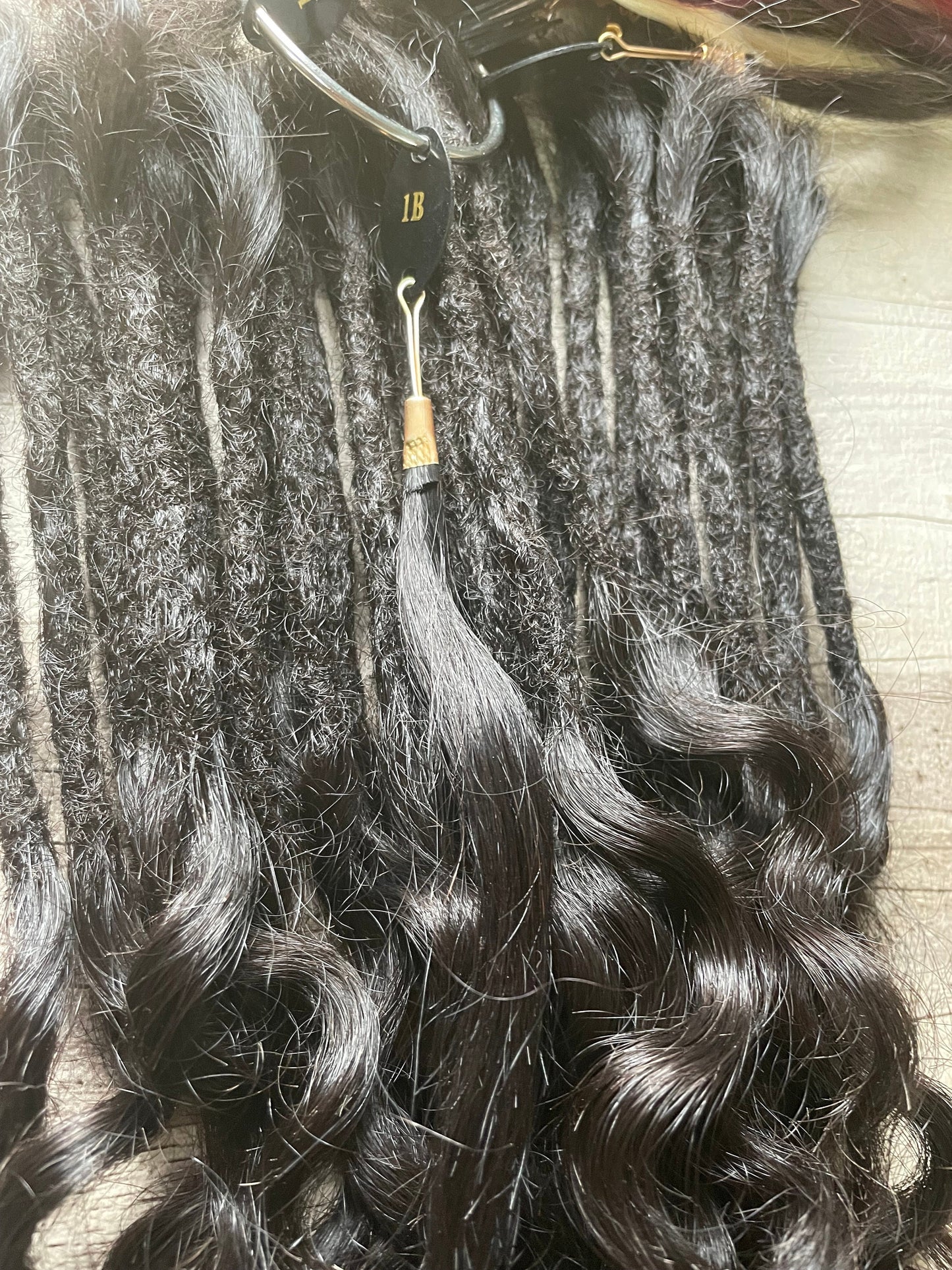 Raw Black Curly 12 Inch Extensions - Ceredigion Dreadlocks