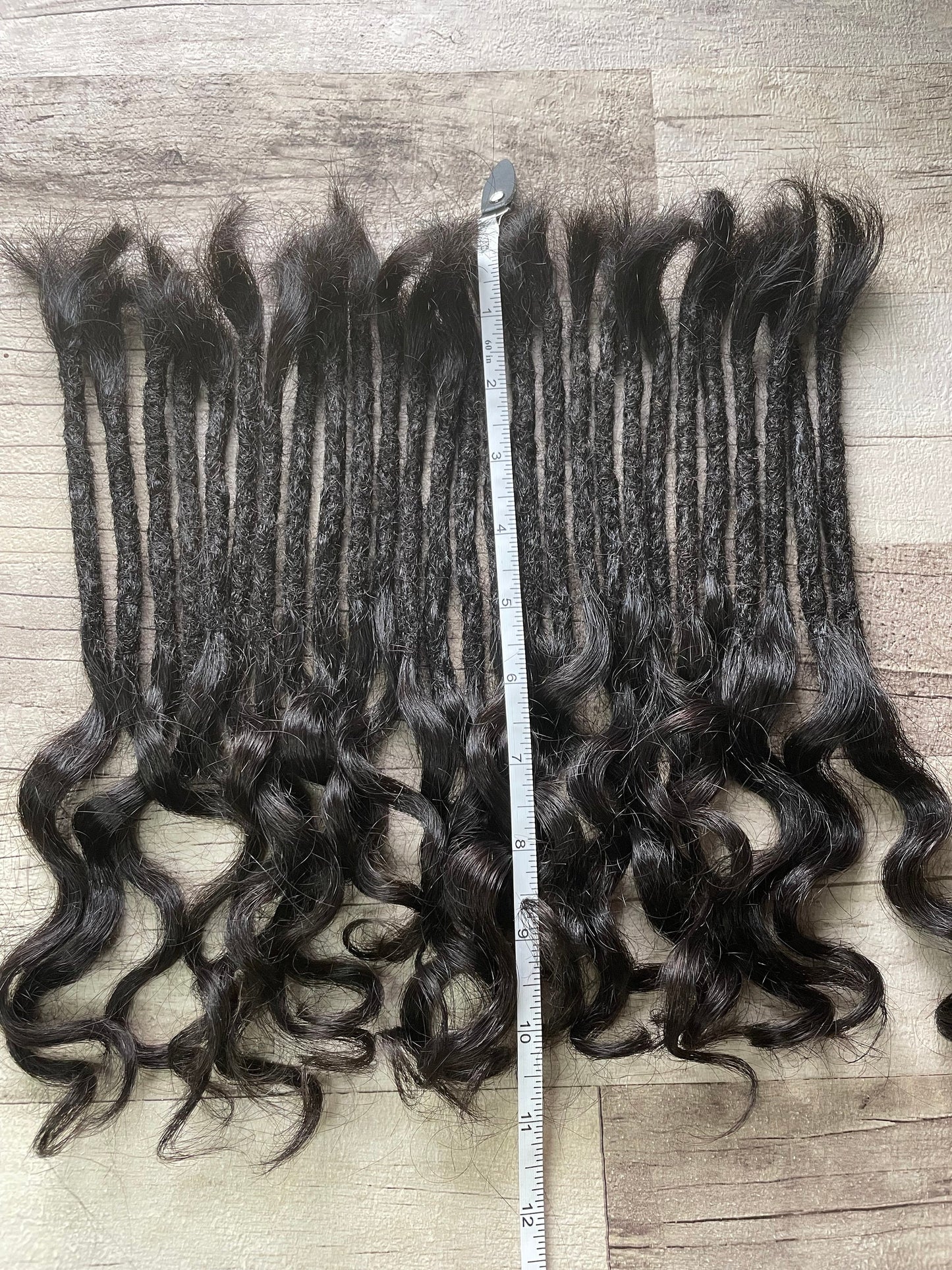 Raw Black Curly 12 Inch Extensions - Ceredigion Dreadlocks