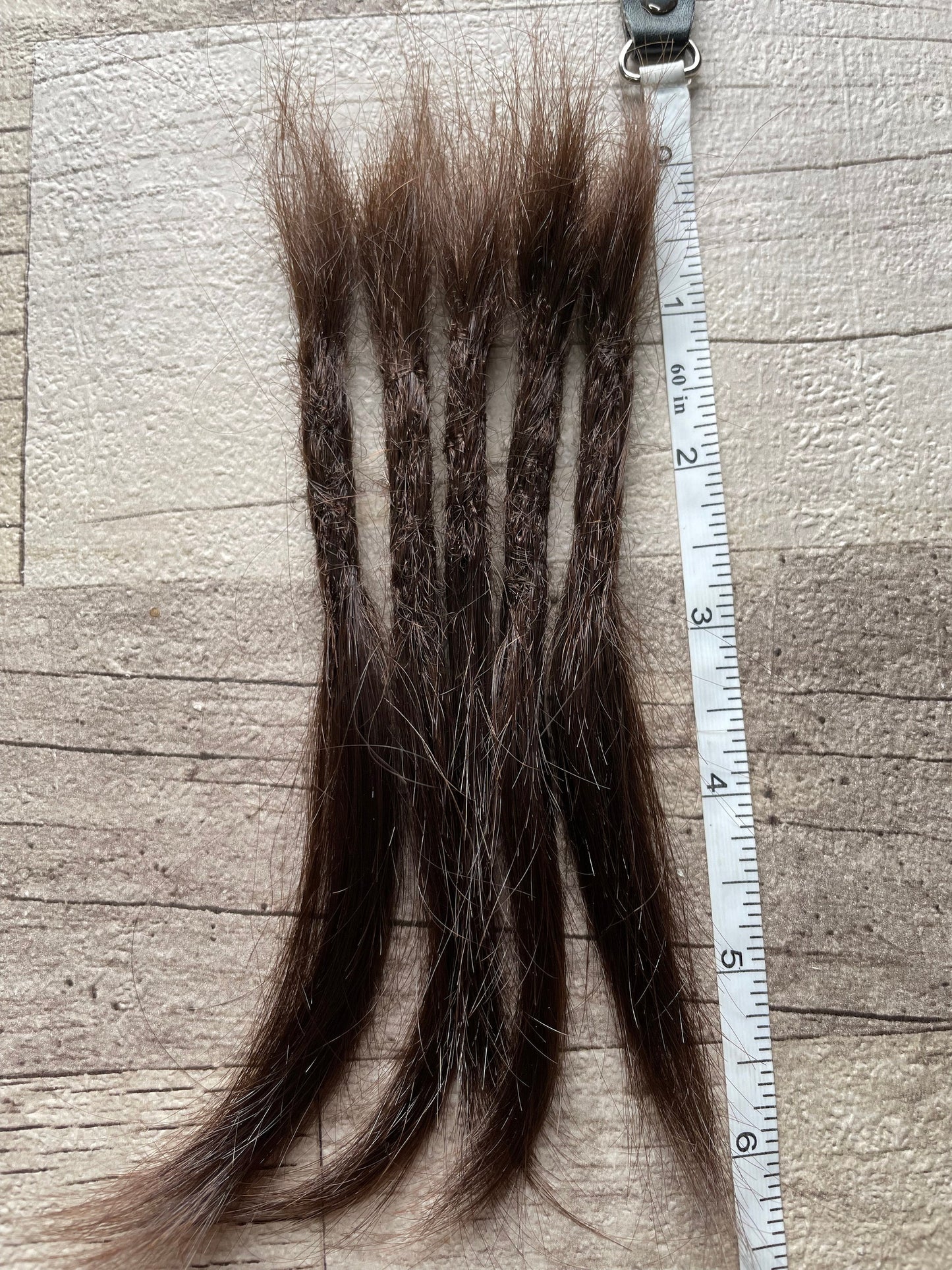 Raw Brown Straight 6 Inch Extensions - Ceredigion Dreadlocks