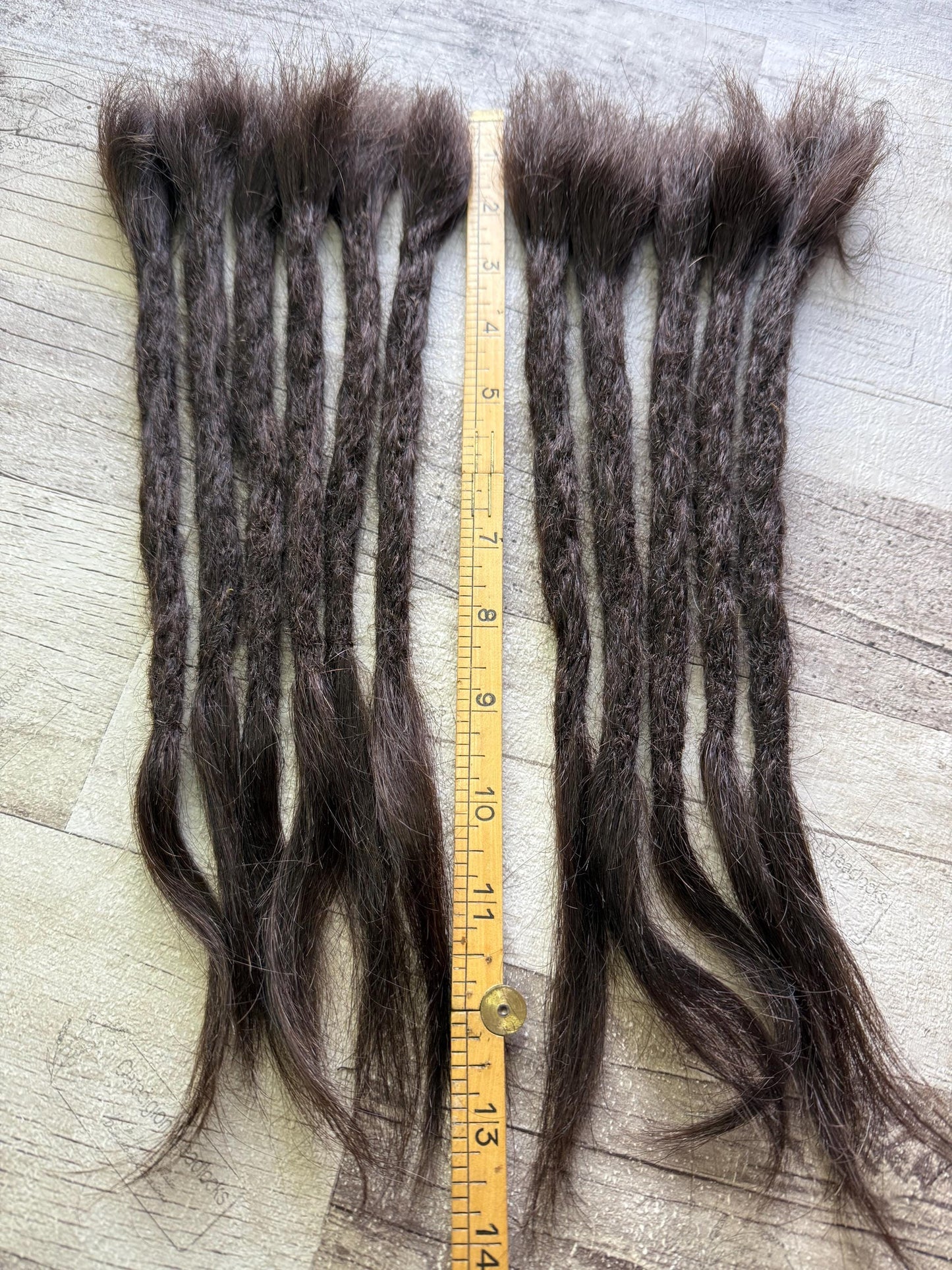 Brown Chunky 14 Inch Extensions - Ceredigion Dreadlocks