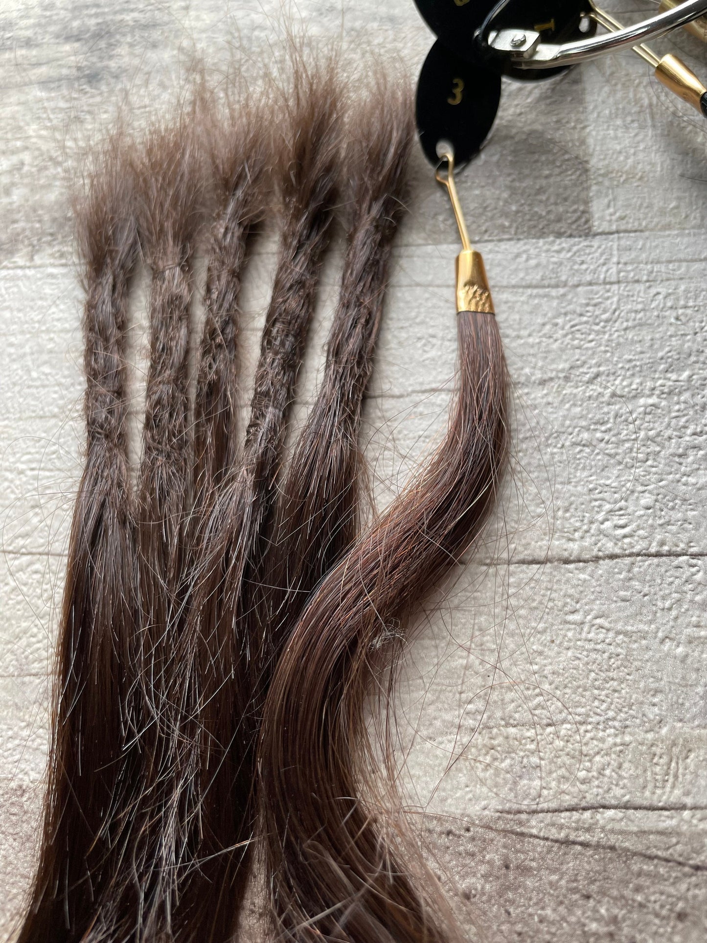 Raw Brown Straight 6 Inch Extensions - Ceredigion Dreadlocks
