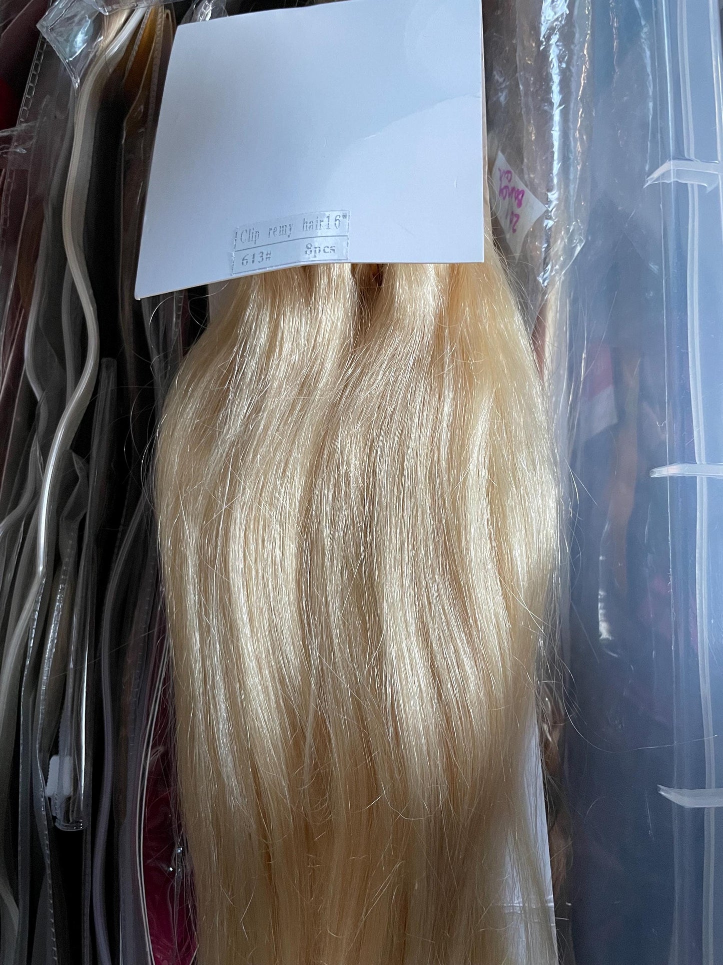 Single Ended Looped Blonde 15 Inch Extensions - Ceredigion Dreadlocks