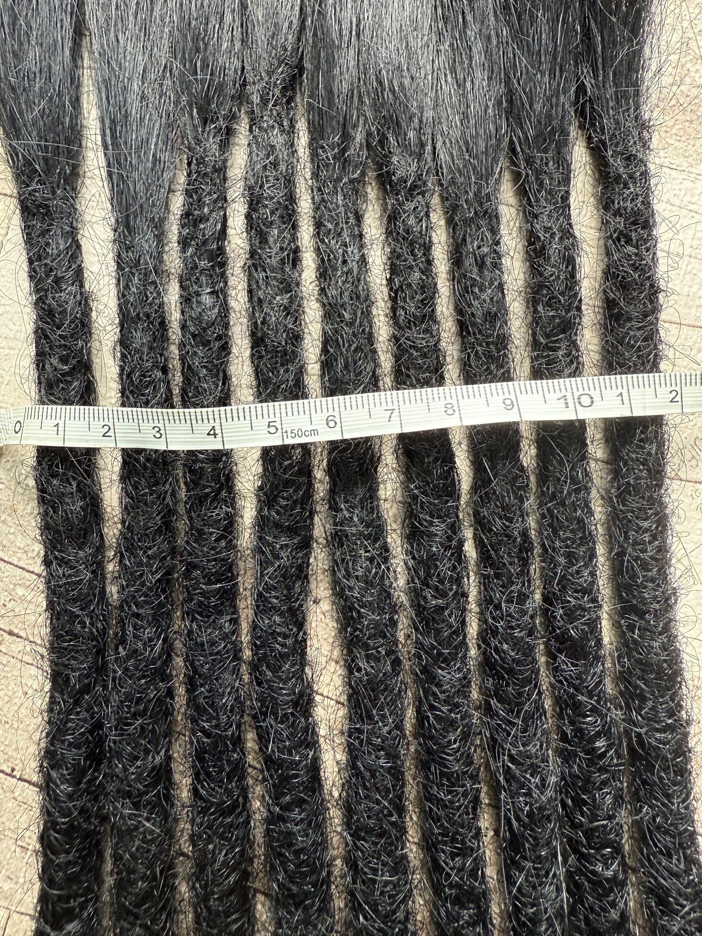 Chunky Black Yaki 15 Inch Extensions - Ceredigion Dreadlocks