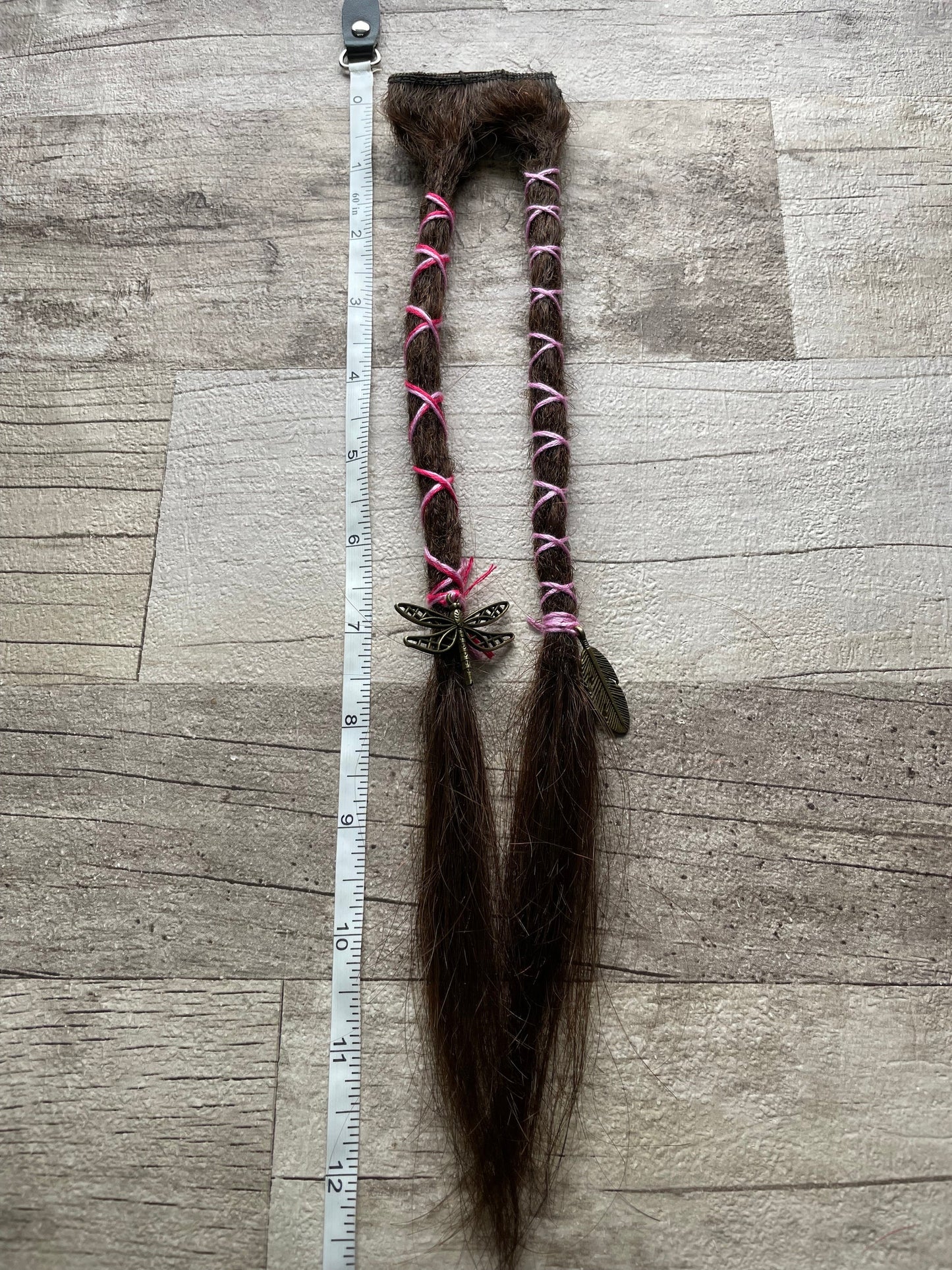 Clip In Brown 12 Inch Extensions - Ceredigion Dreadlocks