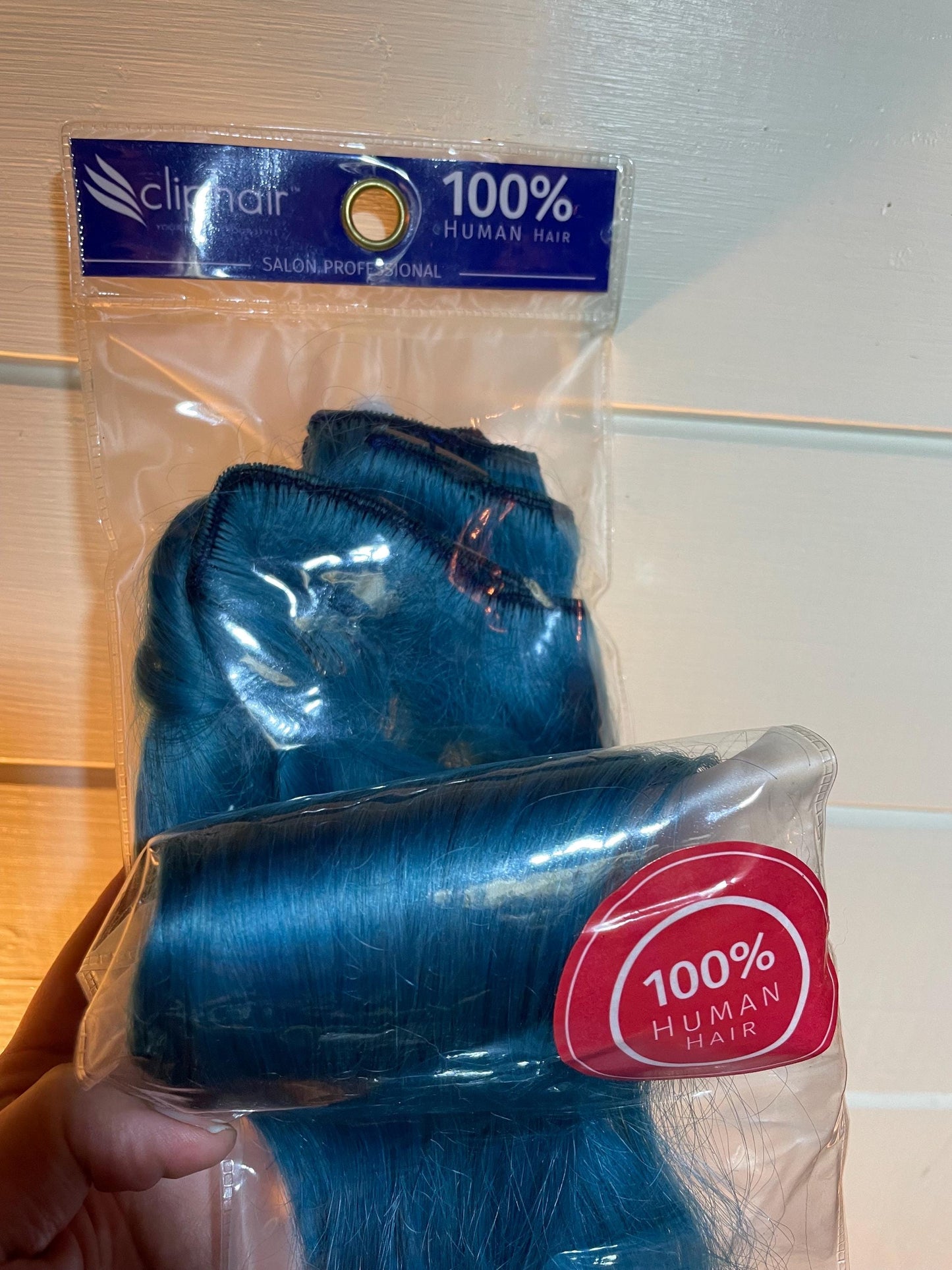 Blue Turquoise 18 Inch Decorated Extensions - Ceredigion Dreadlocks