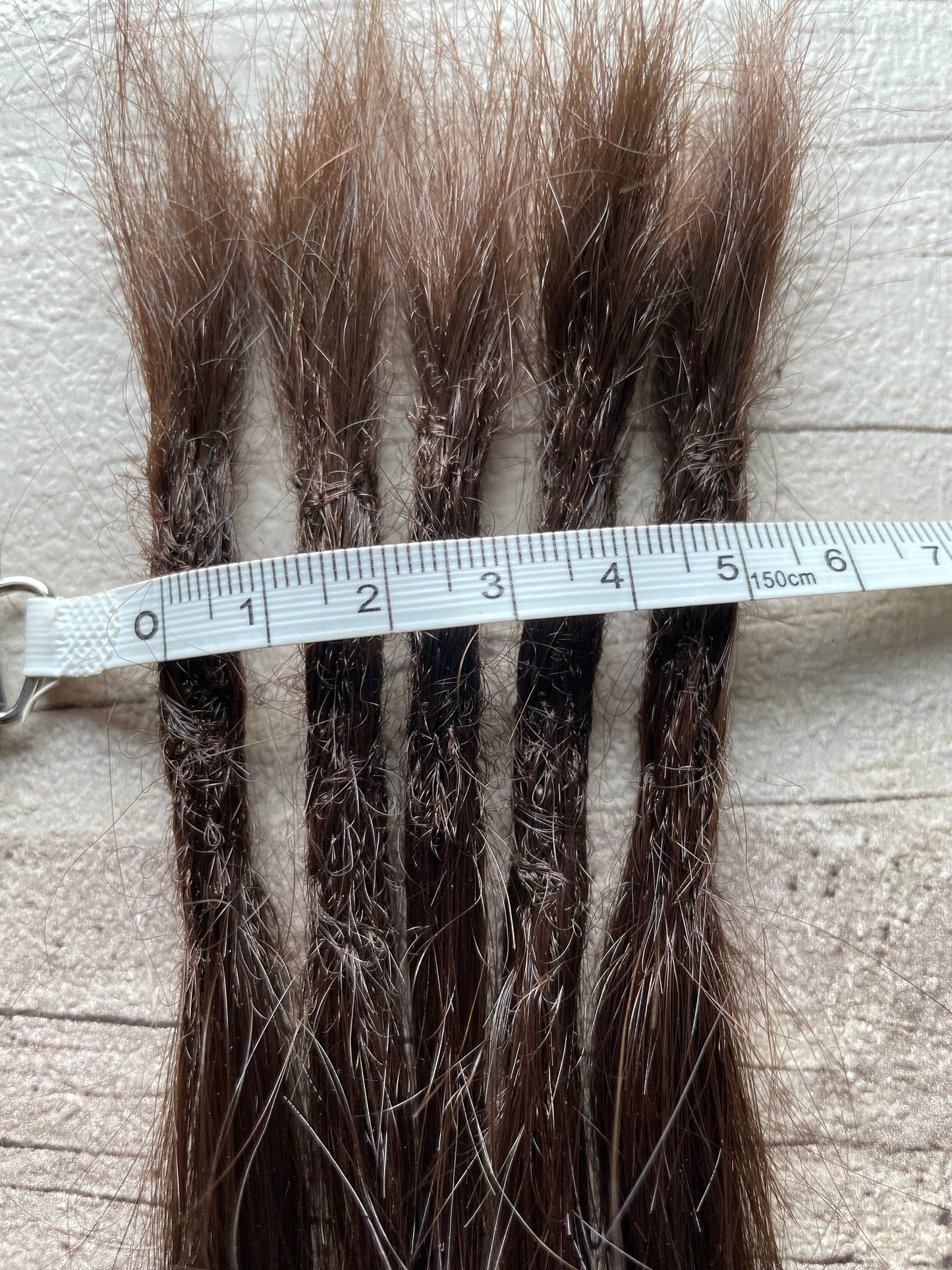 Raw Brown Straight 6 Inch Extensions - Ceredigion Dreadlocks