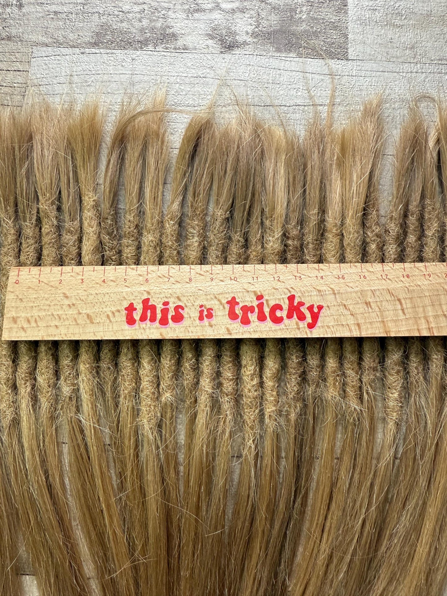 x26 Raw Blonde 100% Human Hair Dreadlock Extensions 11 Inch
