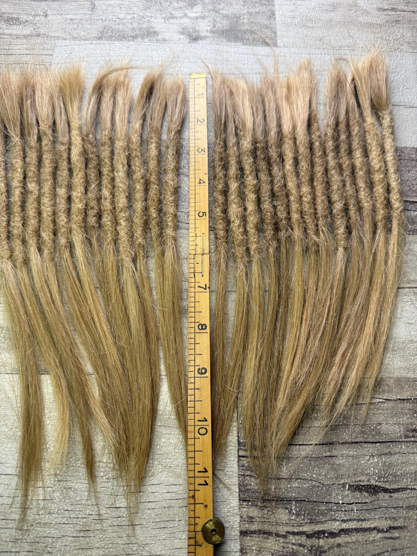 x26 Raw Blonde 100% Human Hair Dreadlock Extensions 11 Inch