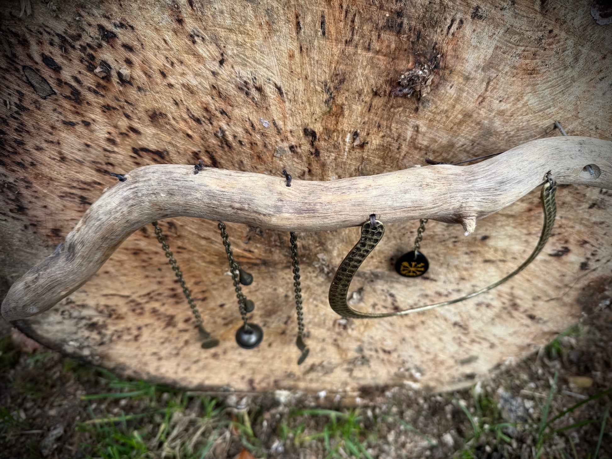Driftwood Wall Hanging - Bronze - Ceredigion Dreadlocks