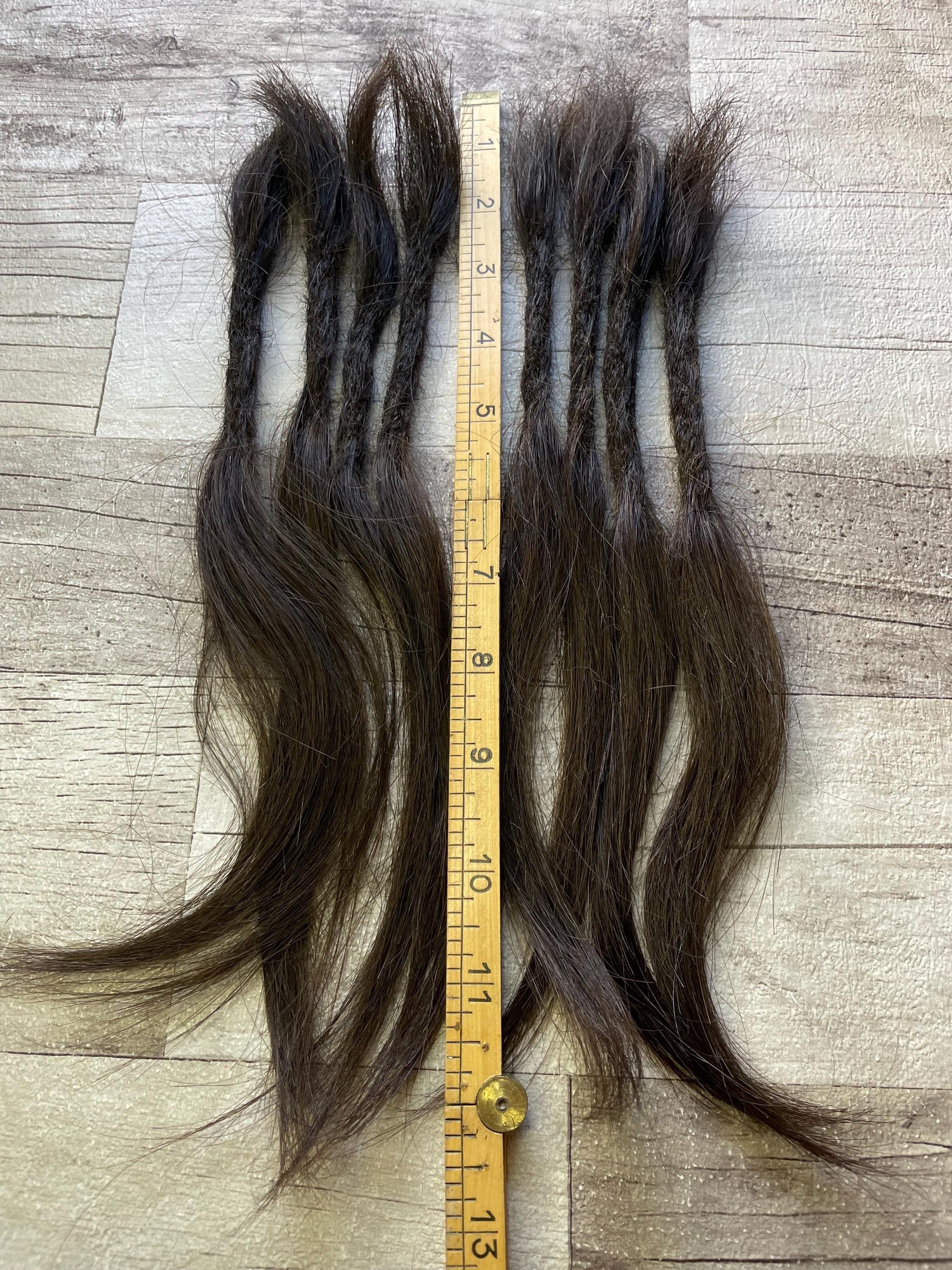 Raw Dark Brown 13 Inch Extensions - Ceredigion Dreadlocks