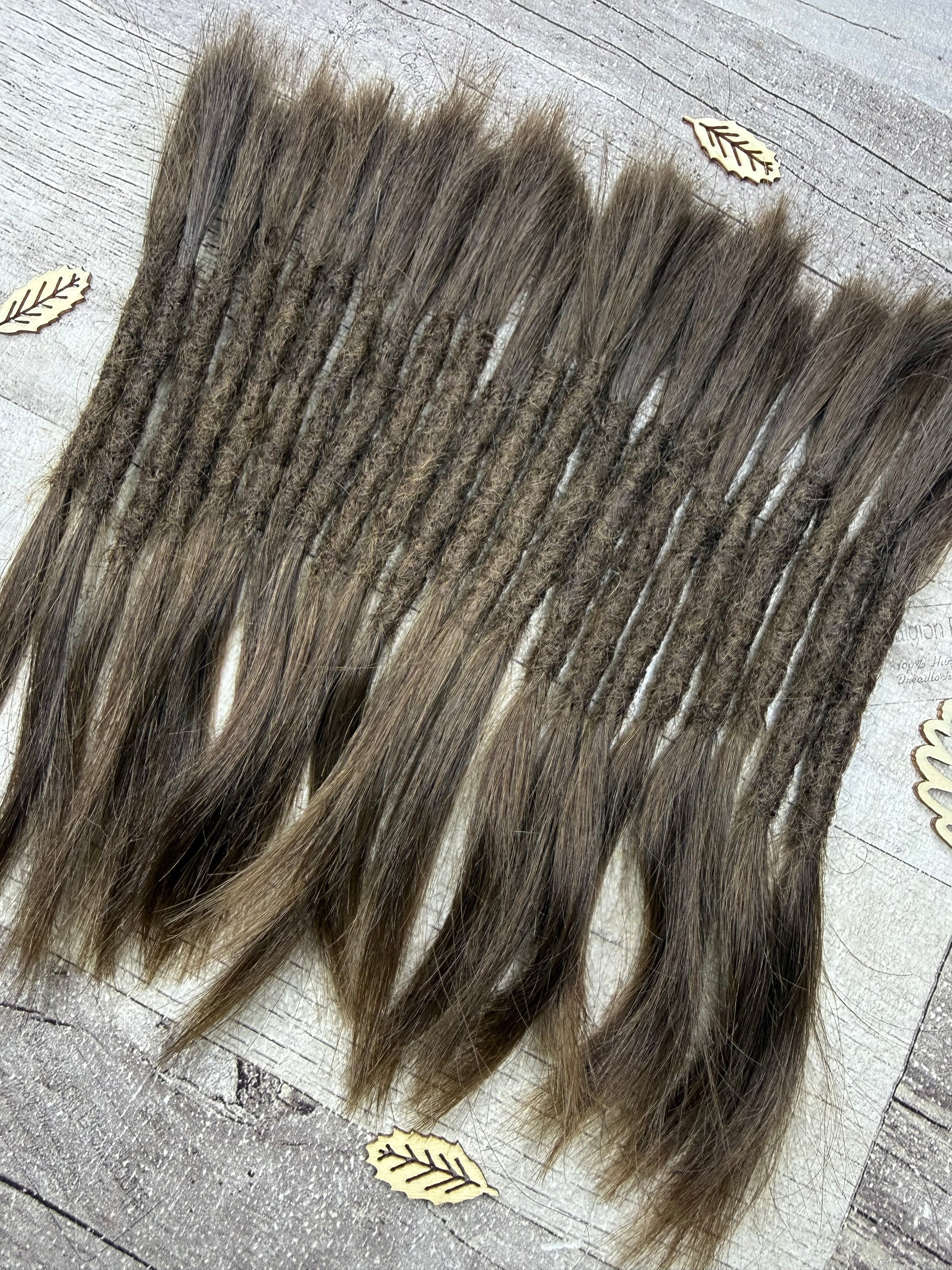 Raw Brown to Blonde 8 Inch Extensions - Ceredigion Dreadlocks