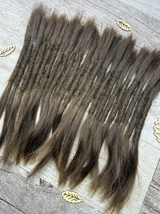 Raw Brown to Blonde 8 Inch Extensions - Ceredigion Dreadlocks