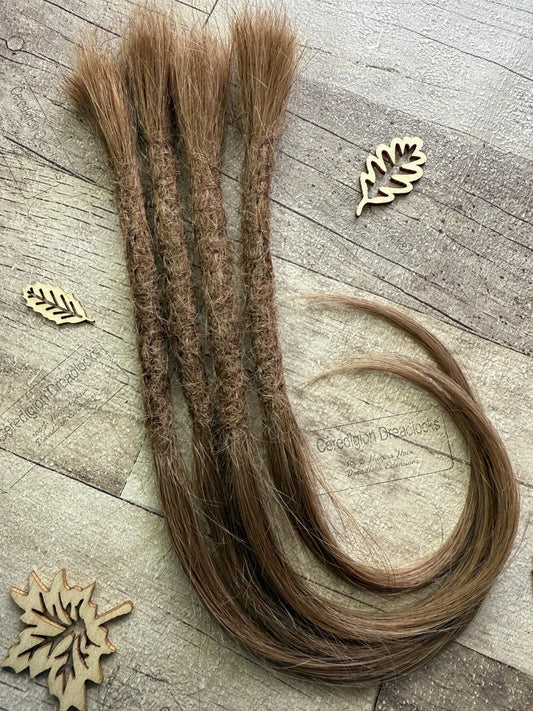 Dark Blonde 14 Inch Extensions - Ceredigion Dreadlocks