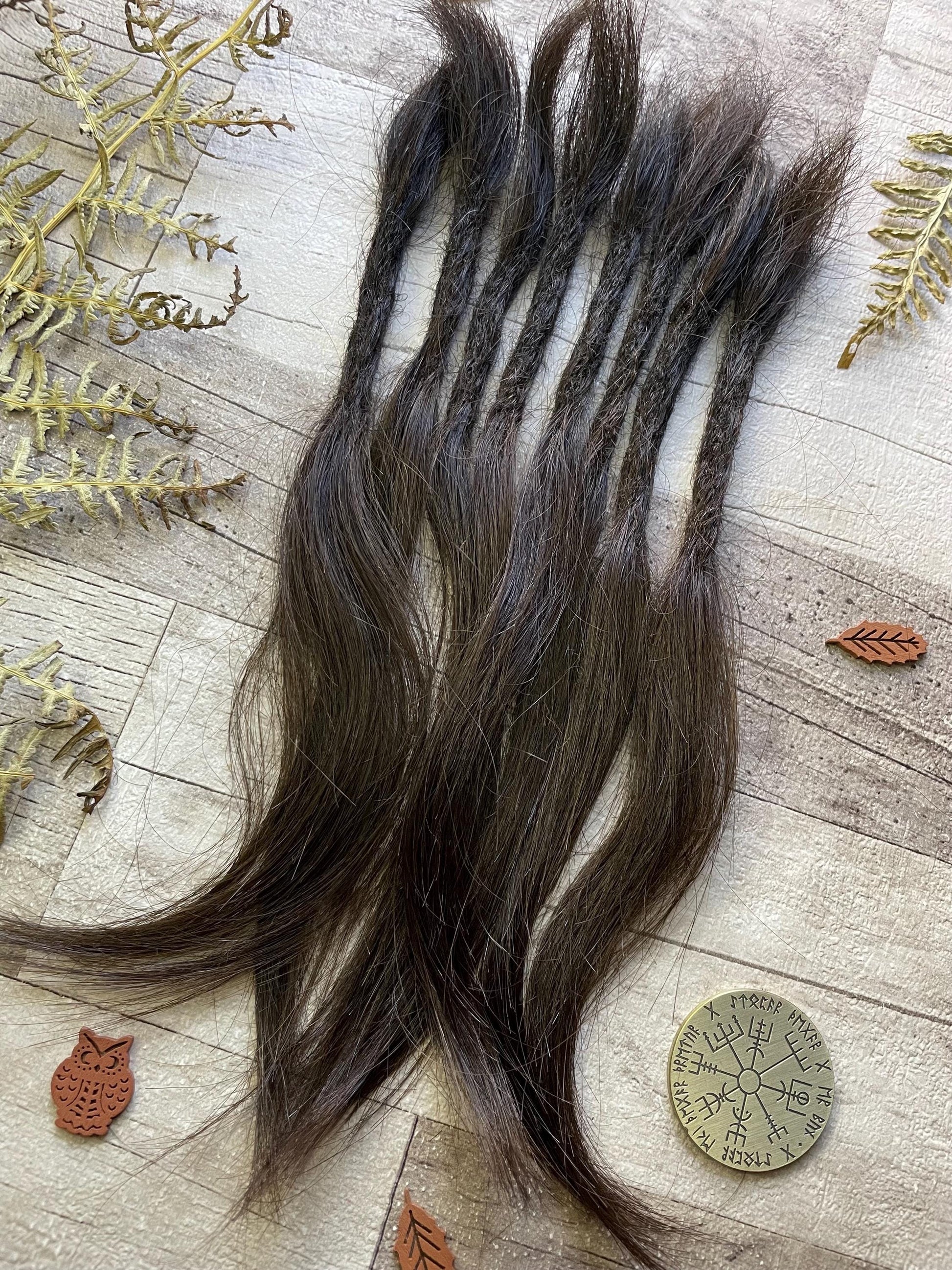 Raw Dark Brown 13 Inch Extensions - Ceredigion Dreadlocks