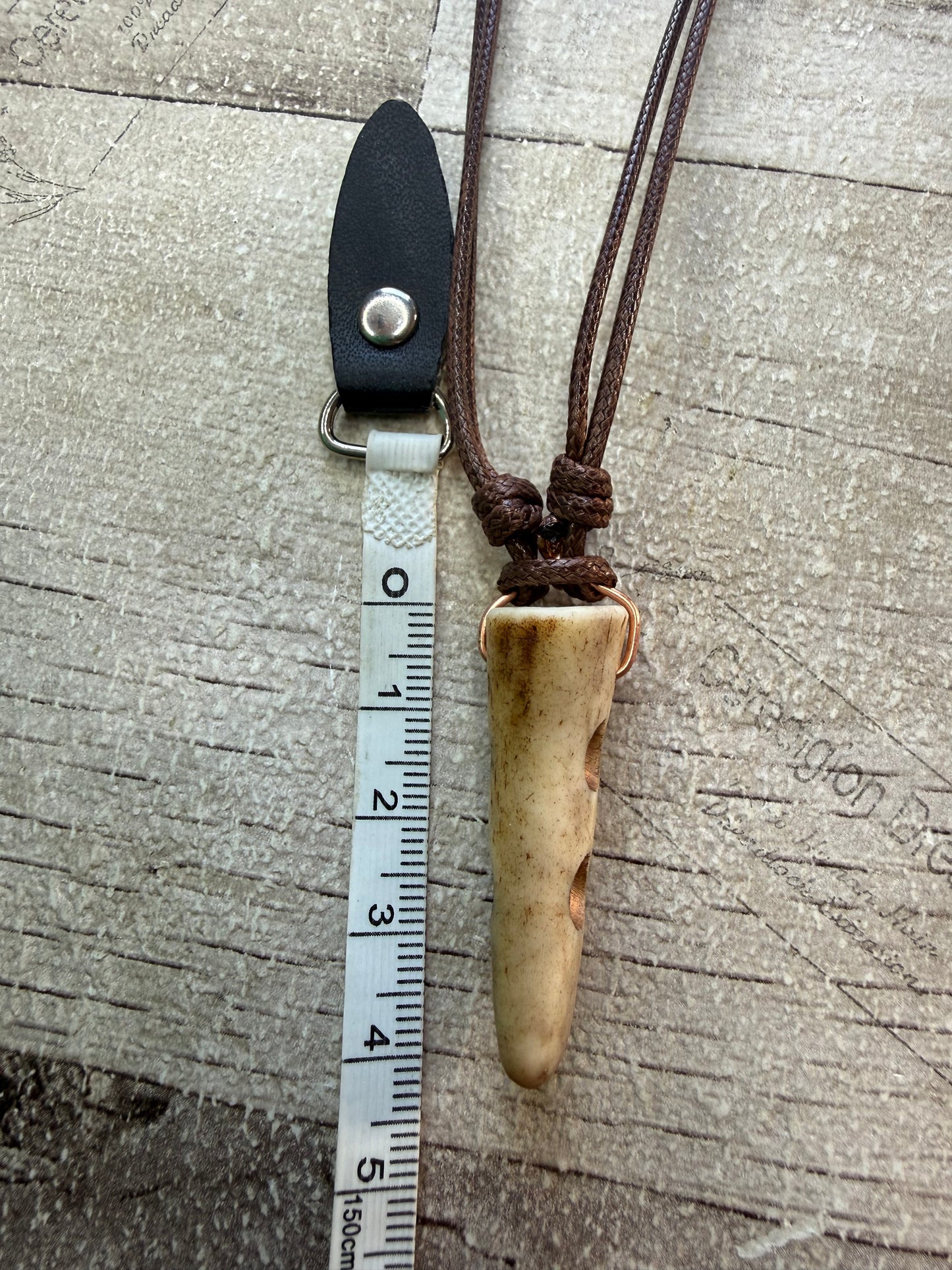 Antler Tip & Copper Necklace - Ceredigion Dreadlocks