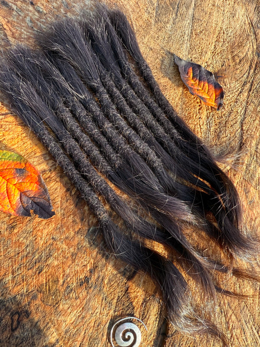 Raw Dark Brown Extensions 11 Inch - Ceredigion Dreadlocks