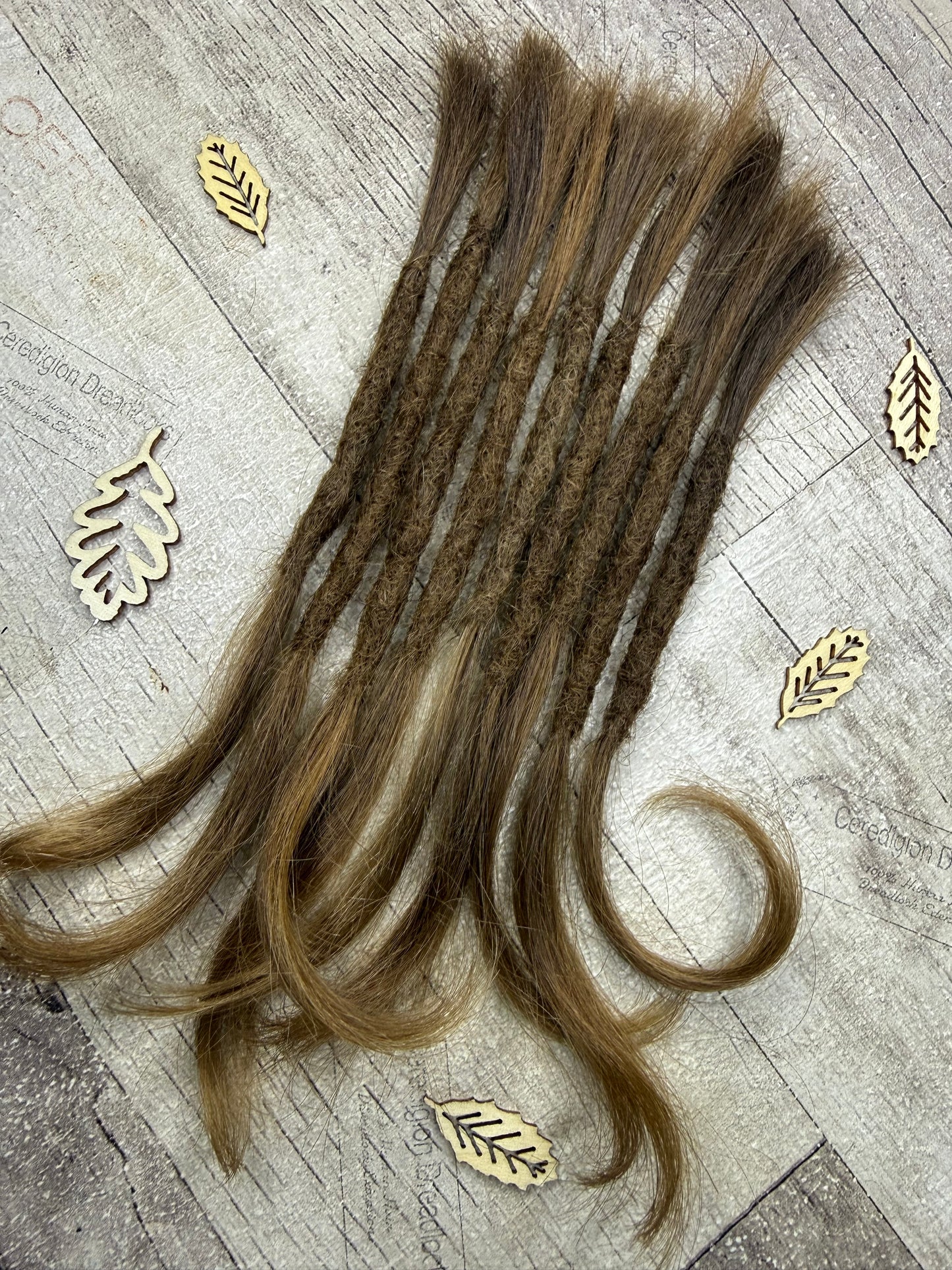 Raw Medium-Dark Blonde 8 Inch Extensions - Ceredigion Dreadlocks