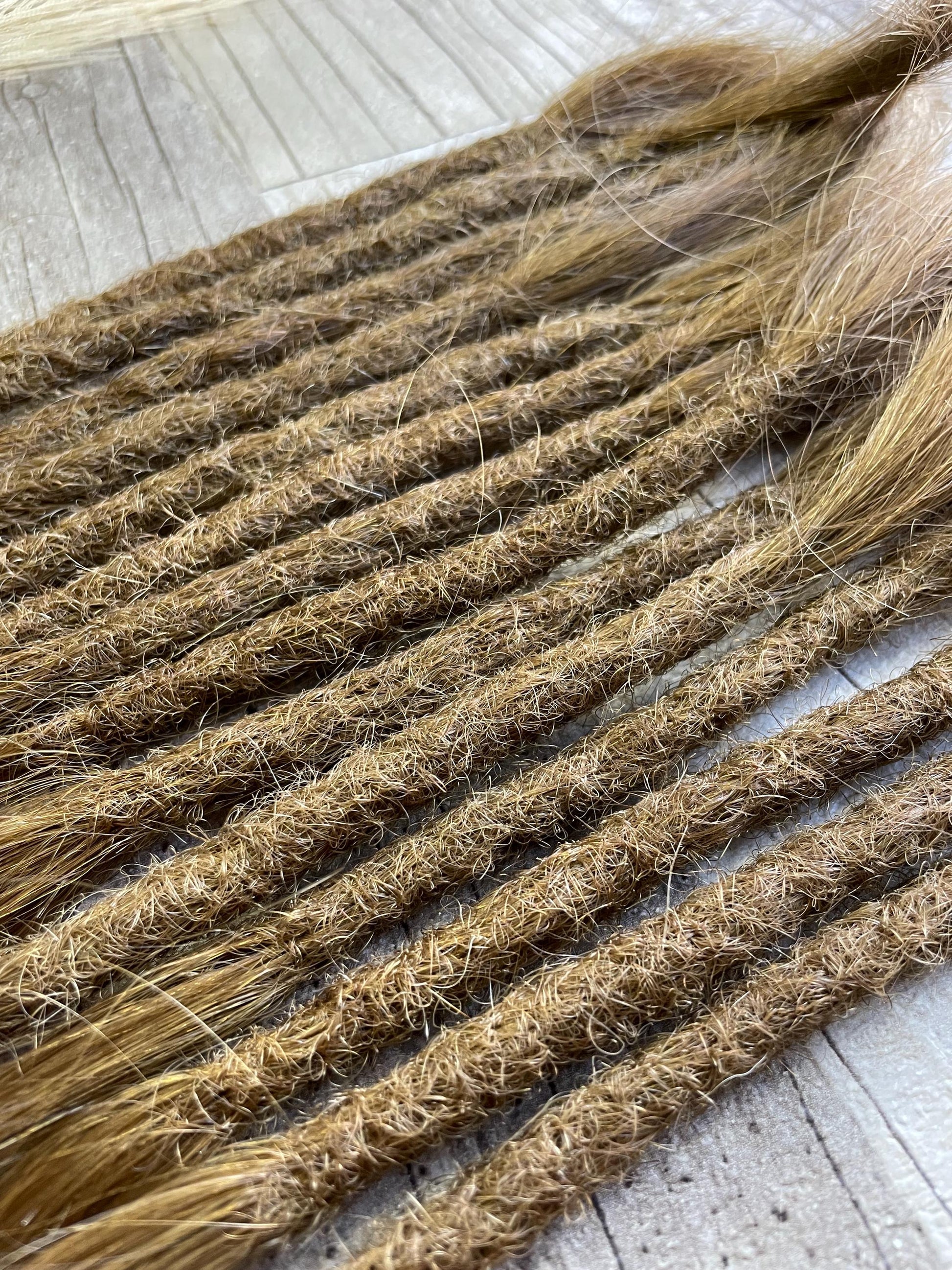 Raw Blonde Straight 17 Inch Extensions - Ceredigion Dreadlocks