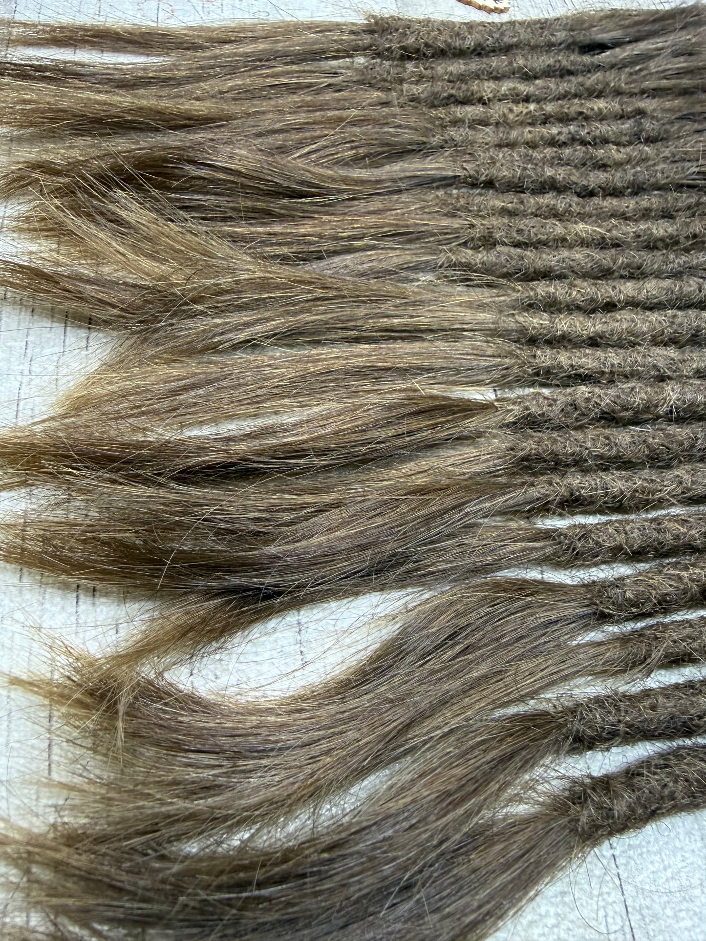 Raw Brown to Blonde 8 Inch Extensions - Ceredigion Dreadlocks