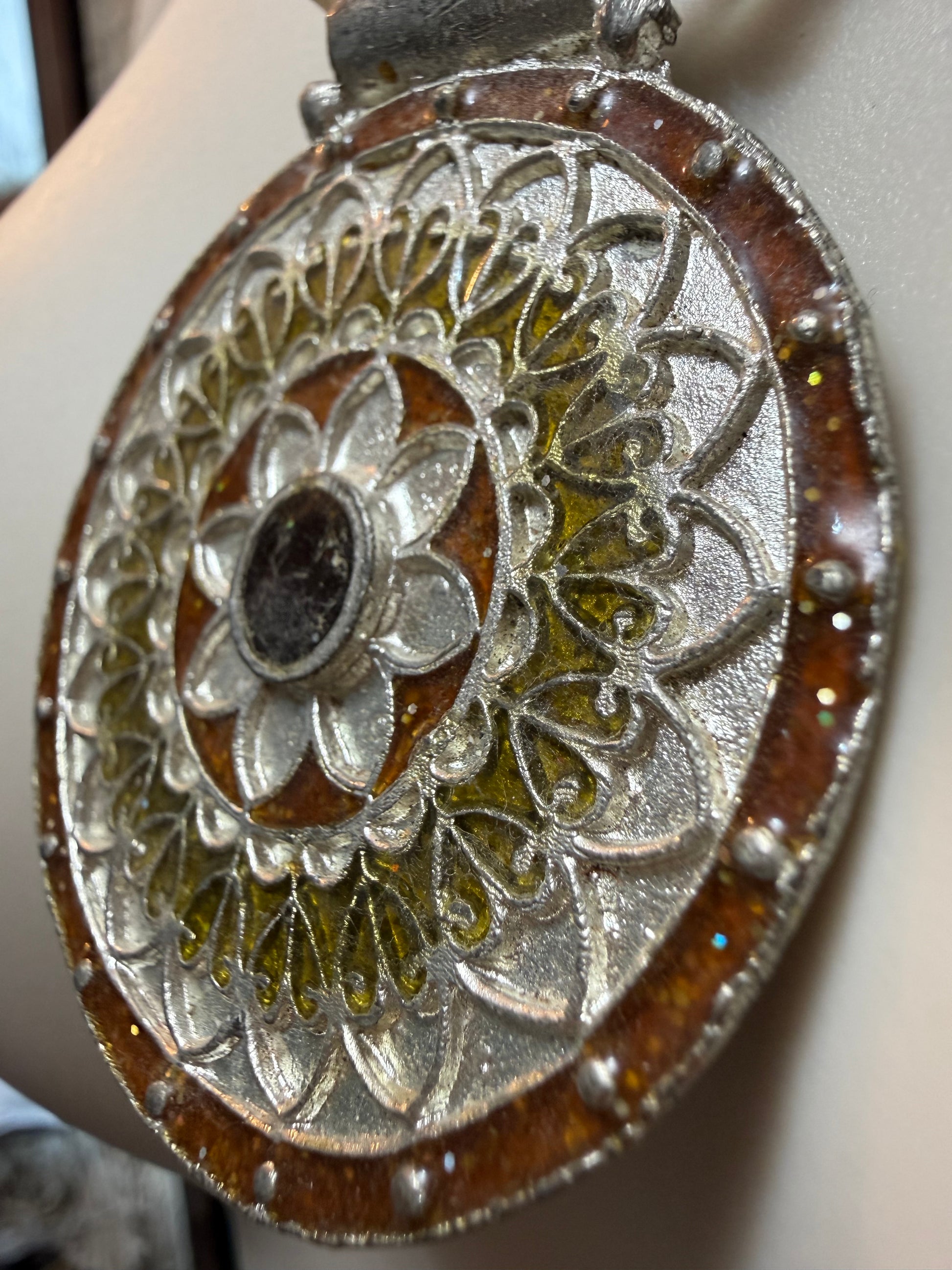 Glass Beaded Flower Necklace - Ceredigion Dreadlocks