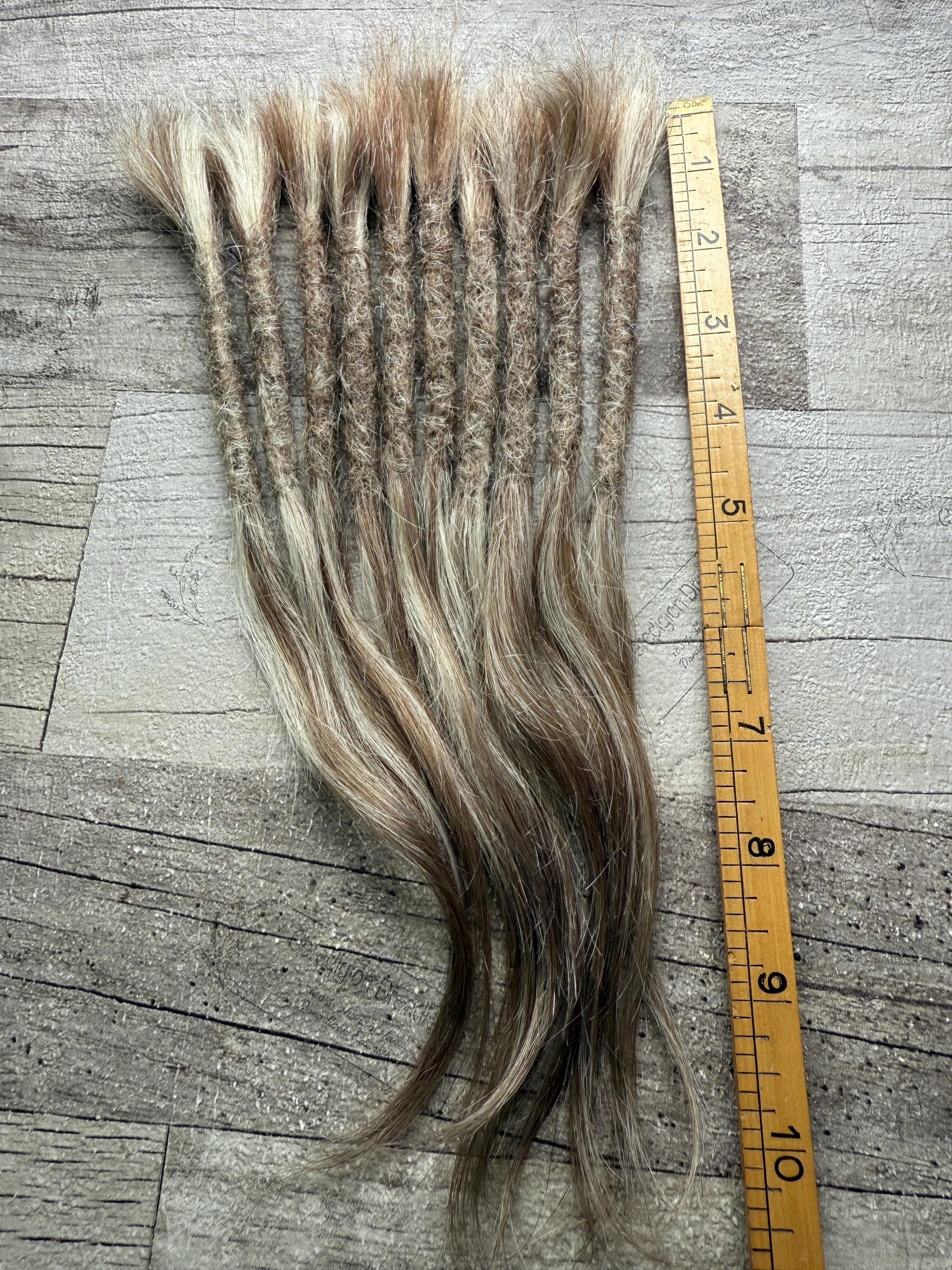 Remy Ash Mixed Blonde 10 Inch Extensions - Ceredigion Dreadlocks