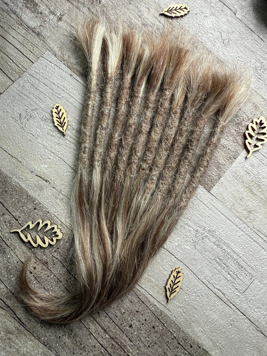 Remy Ash Mixed Blonde 10 Inch Extensions - Ceredigion Dreadlocks