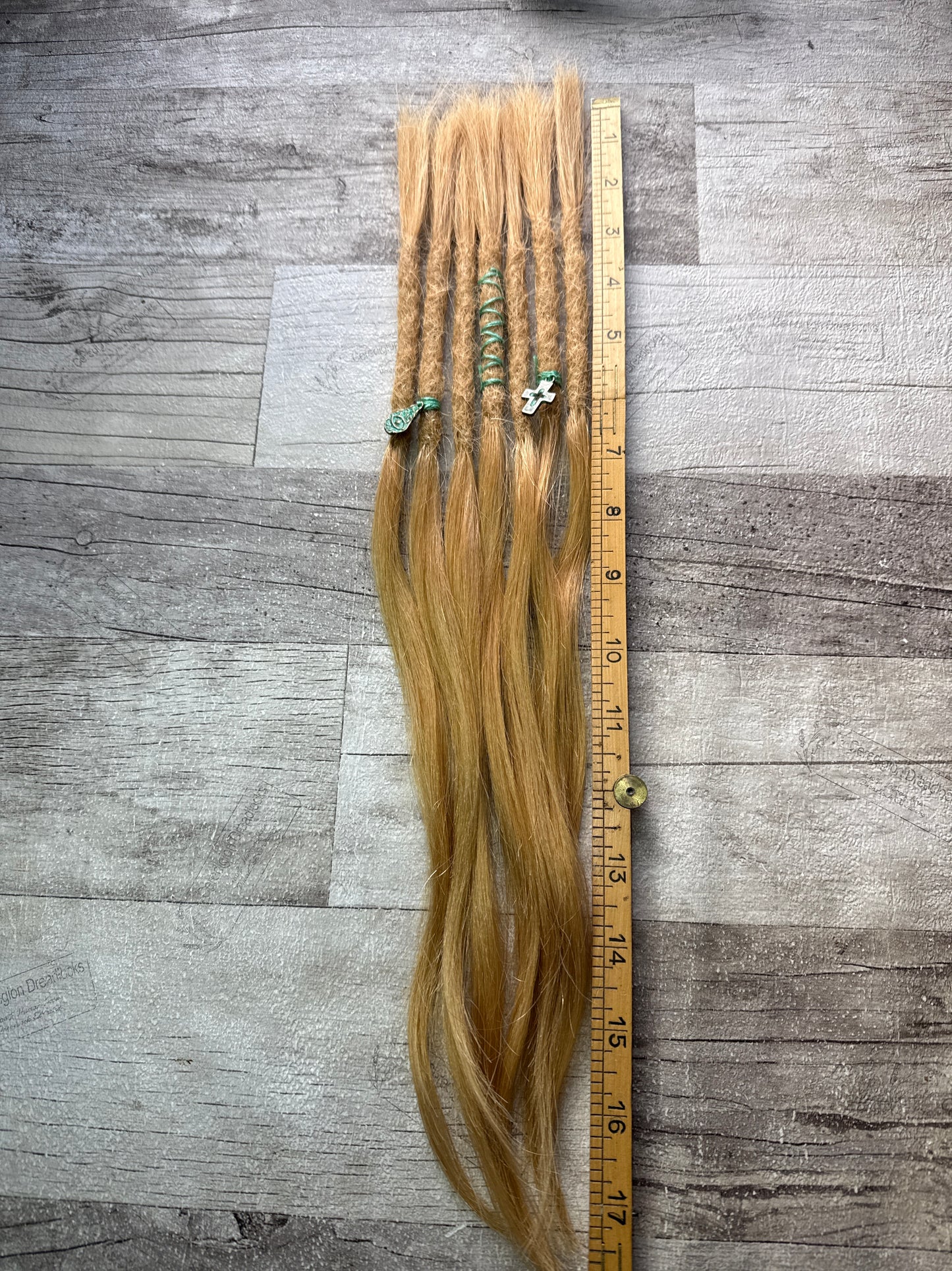Strawberry Blonde Dreadlock Extensions 17 Inch