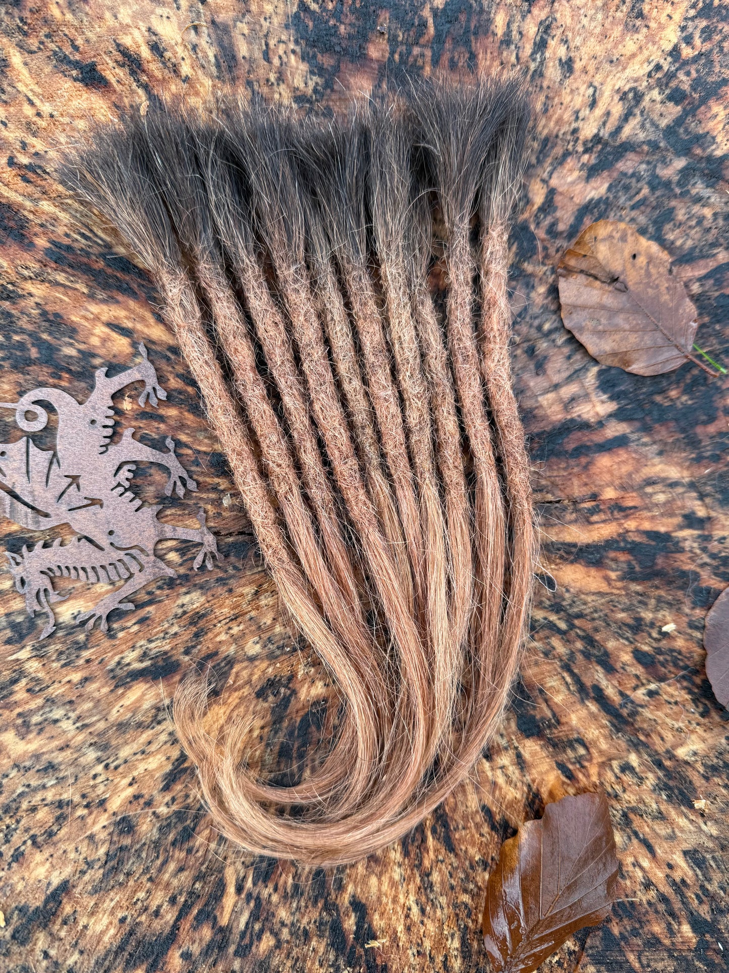 Ombre Dreadlock Extensions 10 Inch