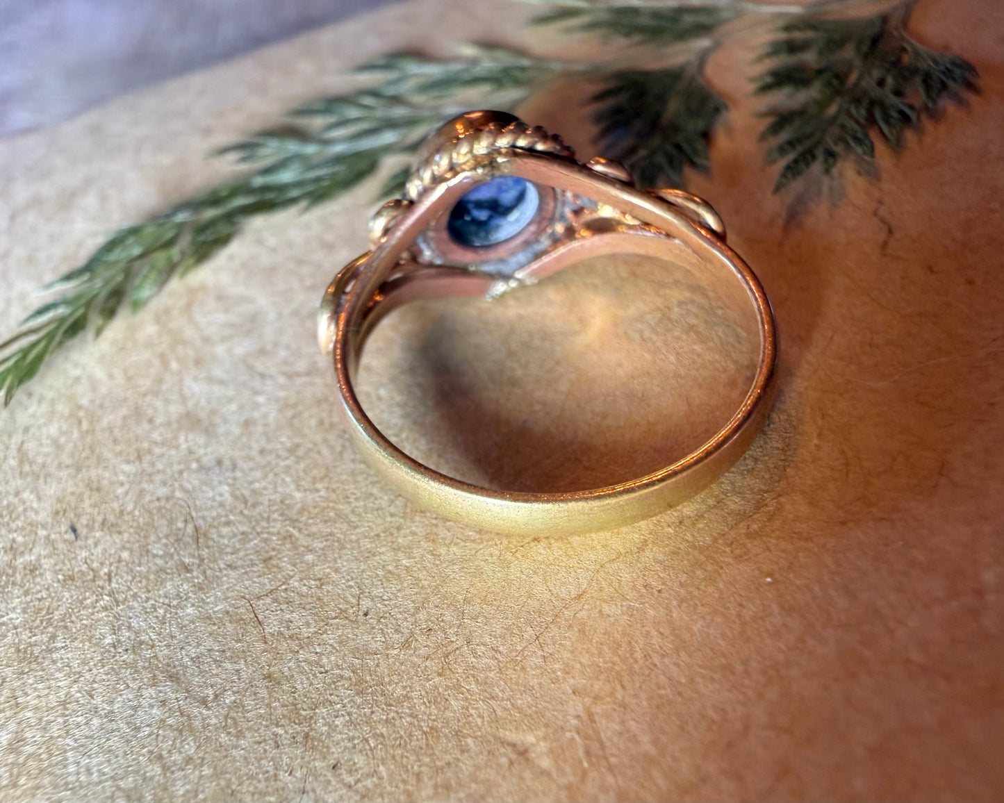 Lapis Luzuli Vintage Ring - Ceredigion Dreadlocks