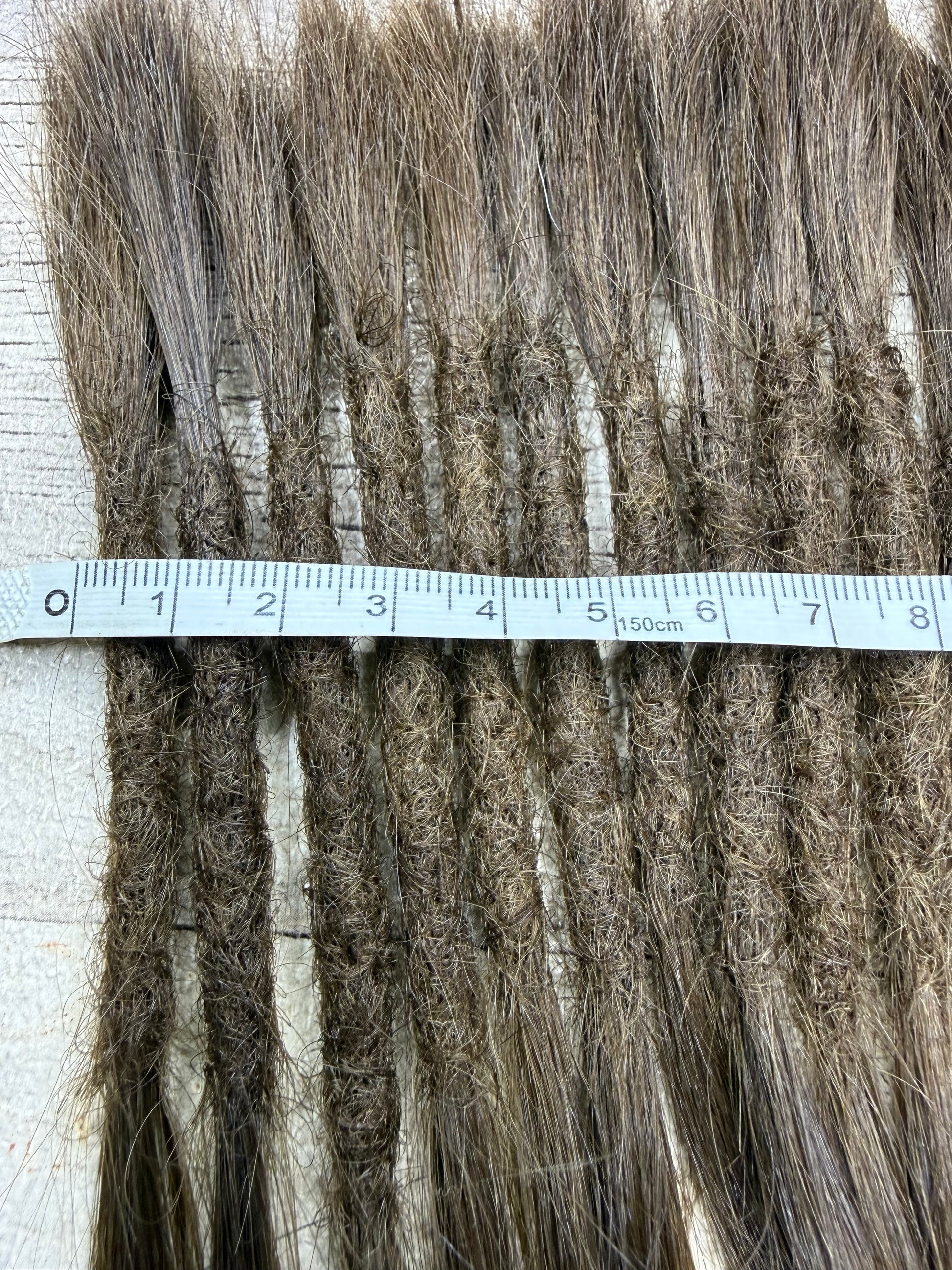 Raw Brown to Blonde 8 Inch Extensions - Ceredigion Dreadlocks