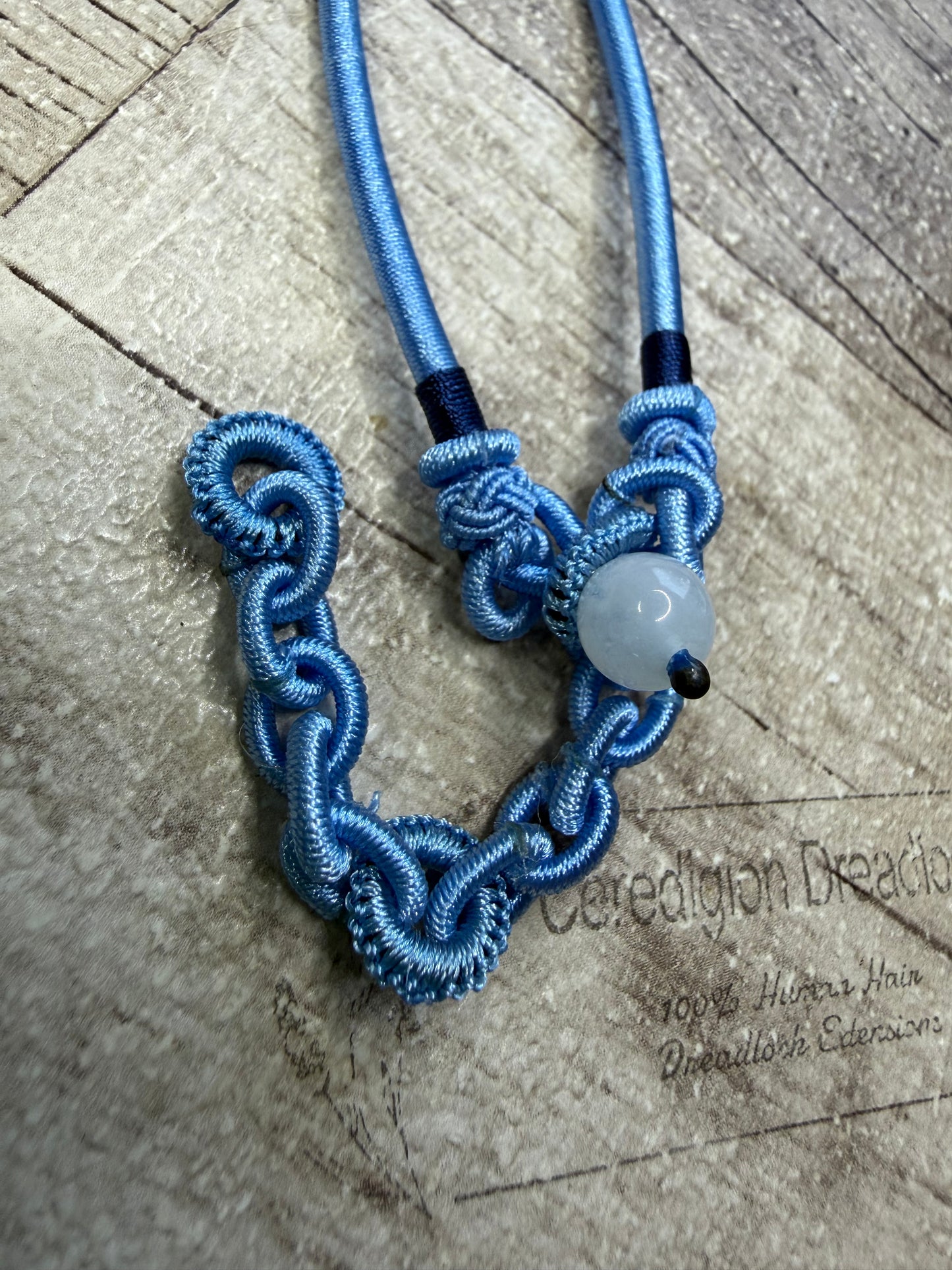 Hand Carved Stone Necklace - Serpent - Ceredigion Dreadlocks