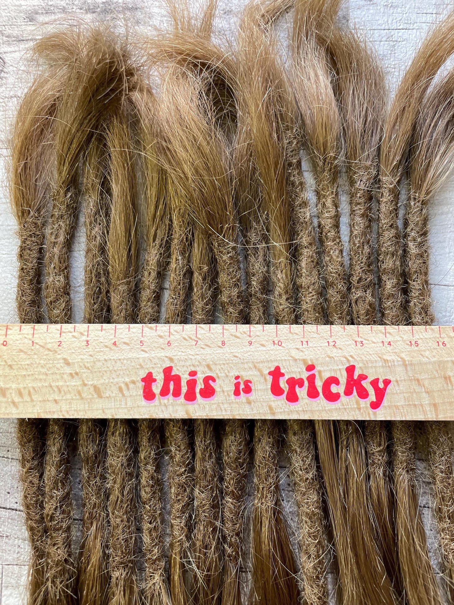 Raw Blonde Straight 17 Inch Extensions - Ceredigion Dreadlocks