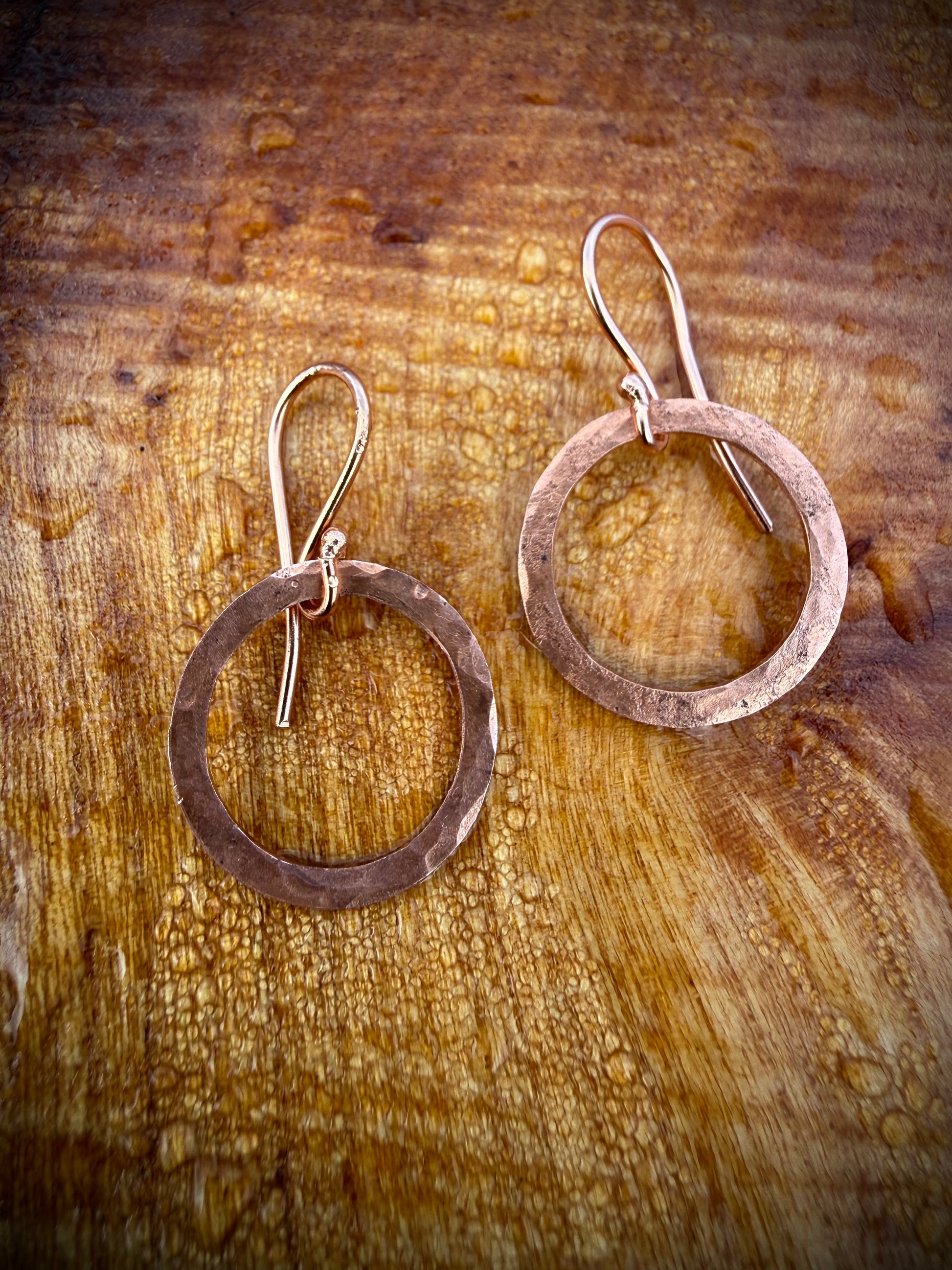 Genuine Copper Earrings - Ceredigion Dreadlocks