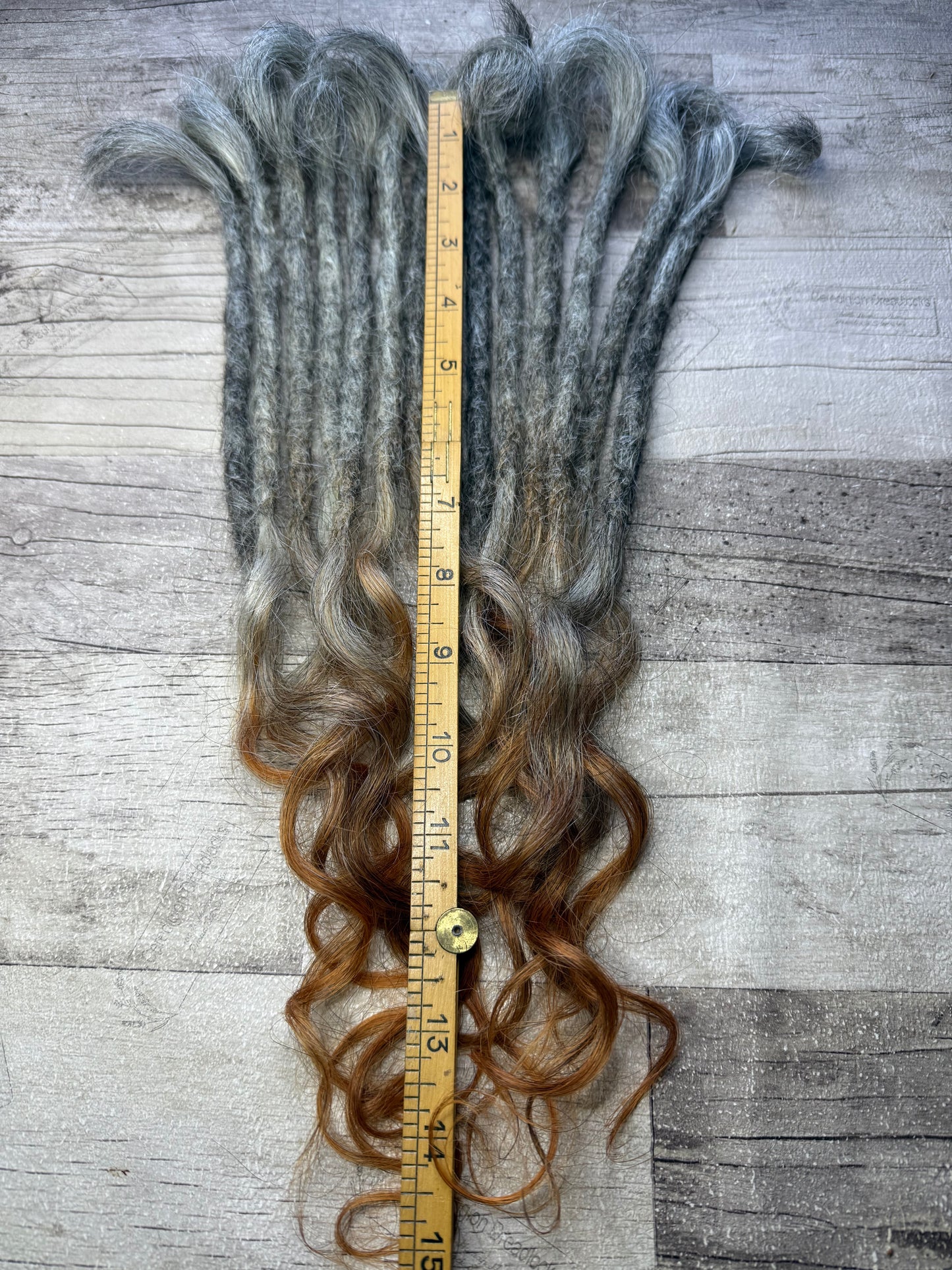 Raw Grey Salt & Pepper 16 Inch Extensions - Ceredigion Dreadlocks