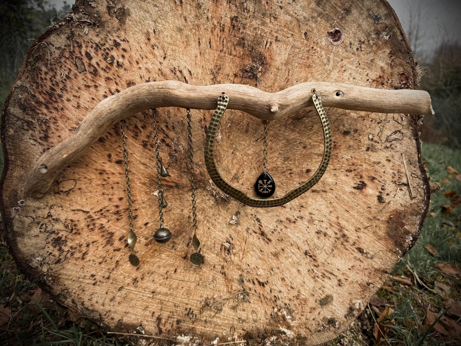 Driftwood Wall Hanging - Bronze - Ceredigion Dreadlocks