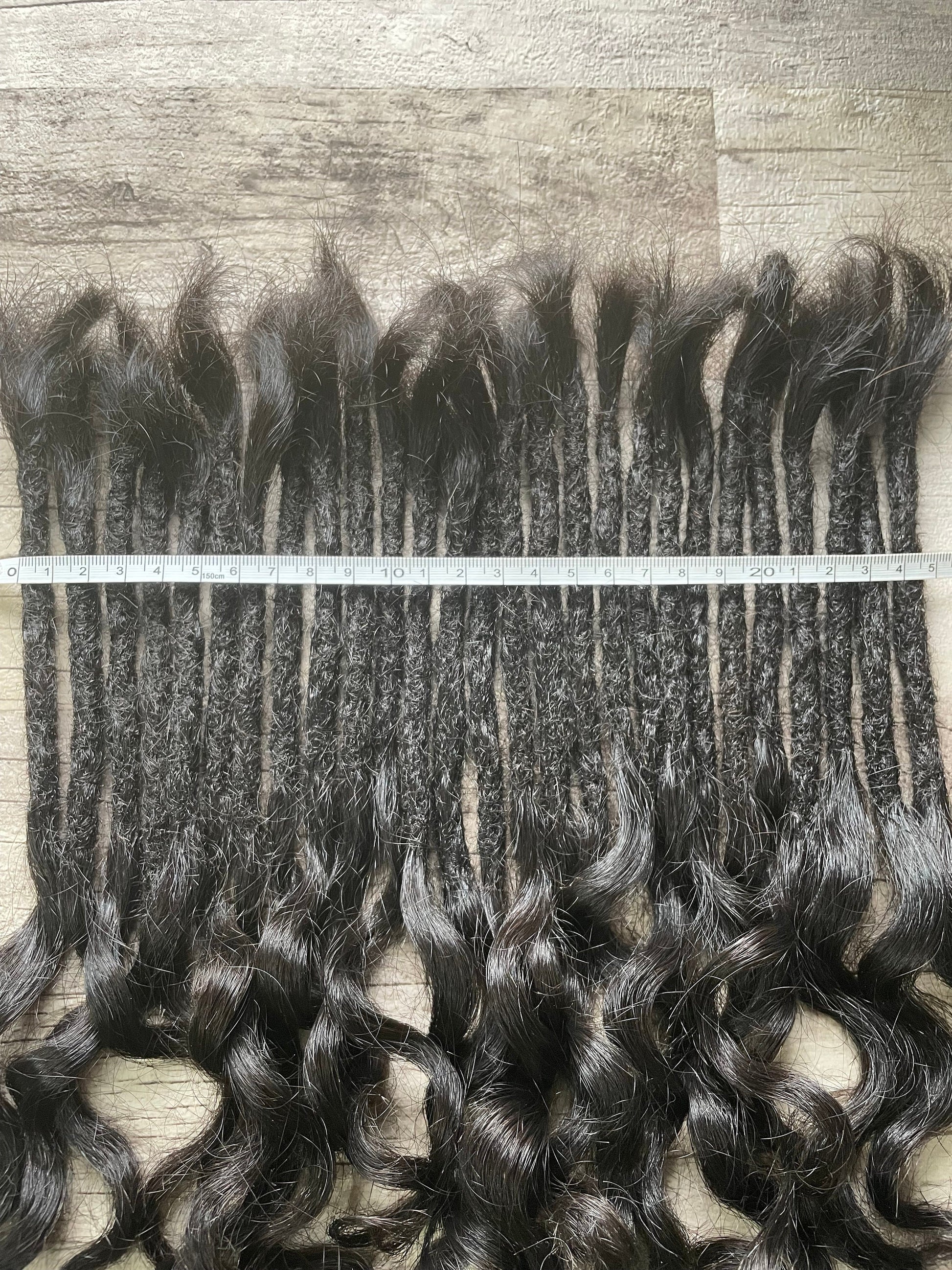 Raw Black Curly 12 Inch Extensions - Ceredigion Dreadlocks